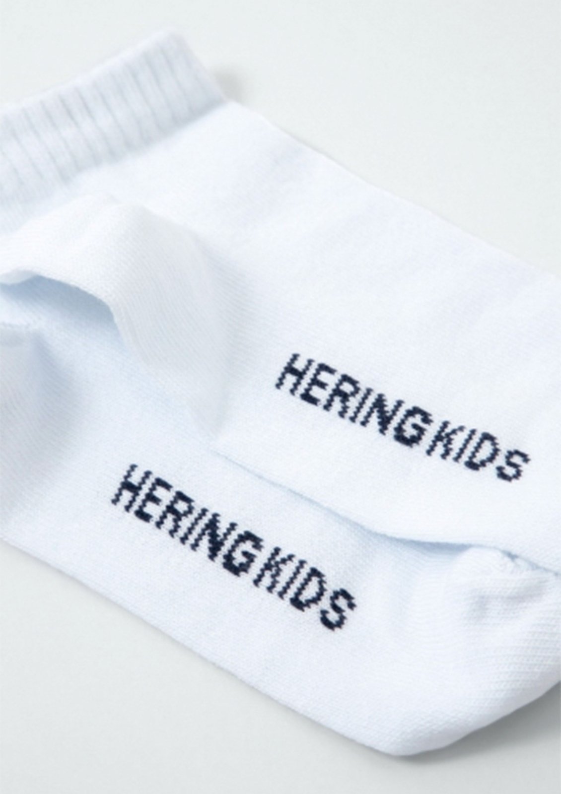 Vista 3 Kit Com 5 Pares De Meia Unissex Cano Curto Hering Hering Kids branco