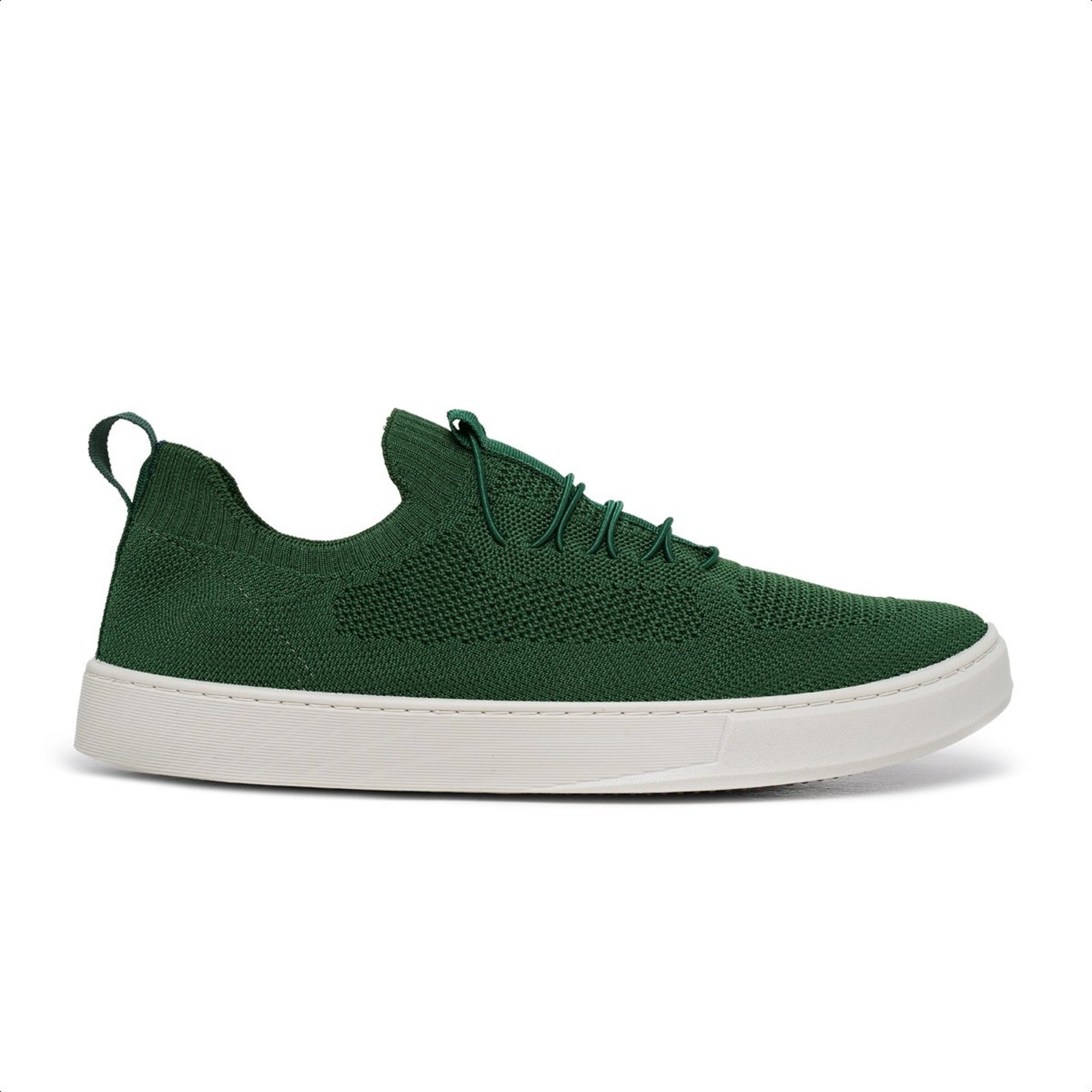 Tenis Masculino Knit Slip On Casual Verde