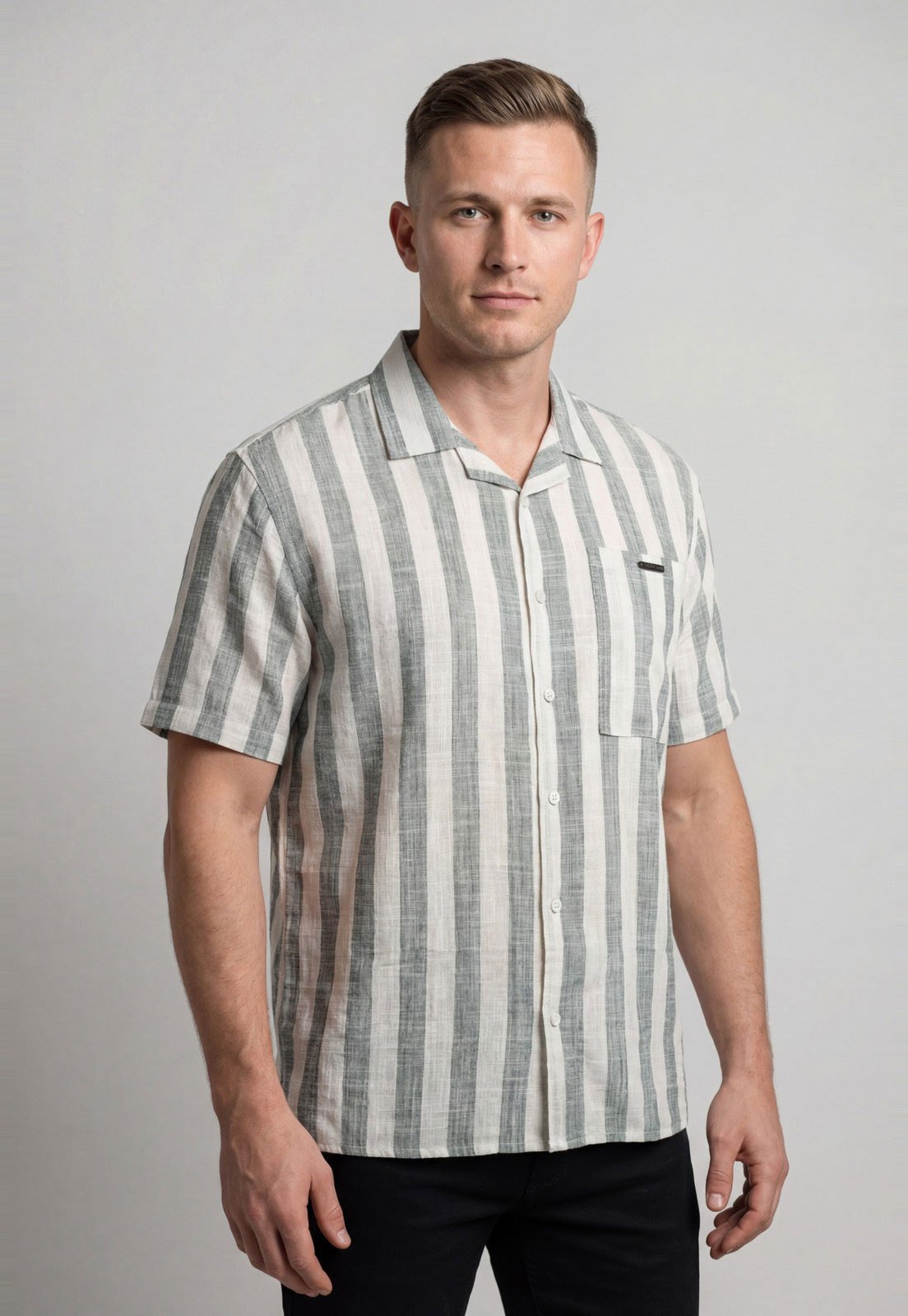 Camisa Masculina Forum Listrada Verde