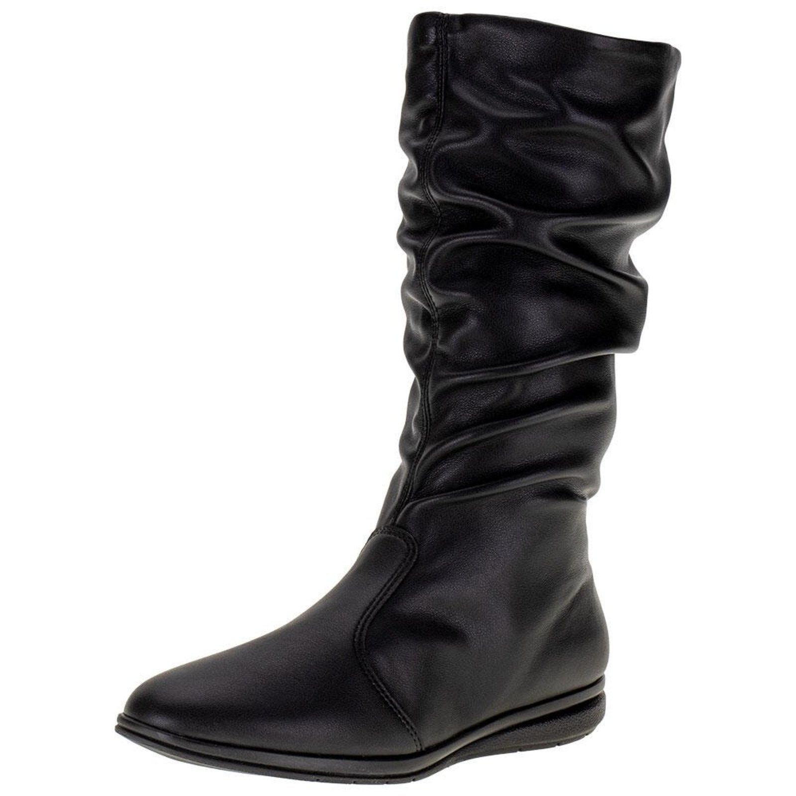 Bota Feminina Cano Médio Piccadilly - 261025 0080261 Preto