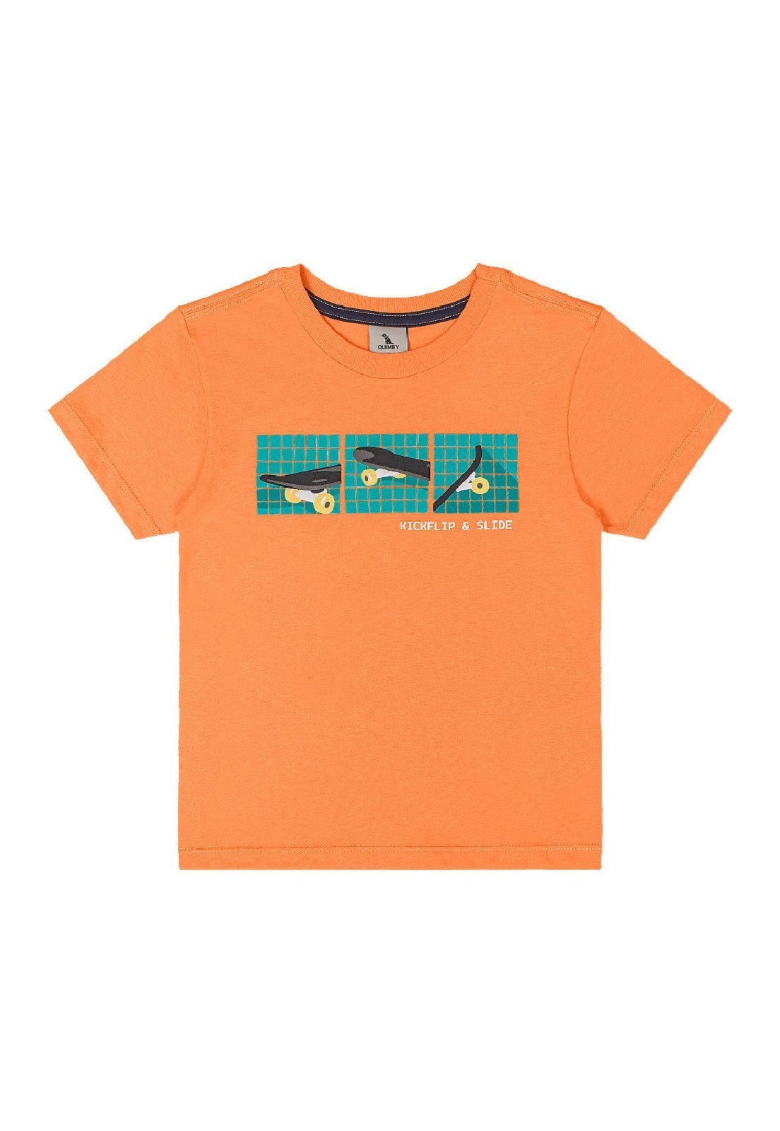 Vista 3 Infantil - Conjunto Camiseta Skate Bermuda Quimby preto Quimby preto