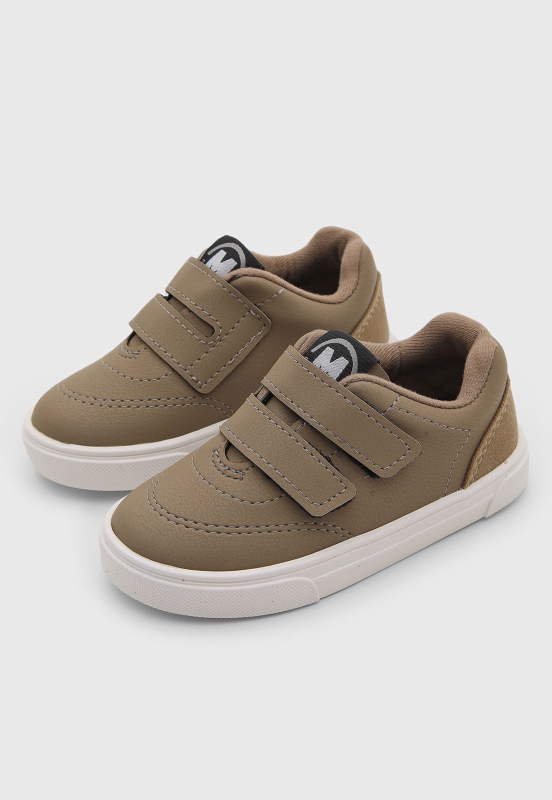 Infantil - Tênis Molekinho Casual Tiras Marrom