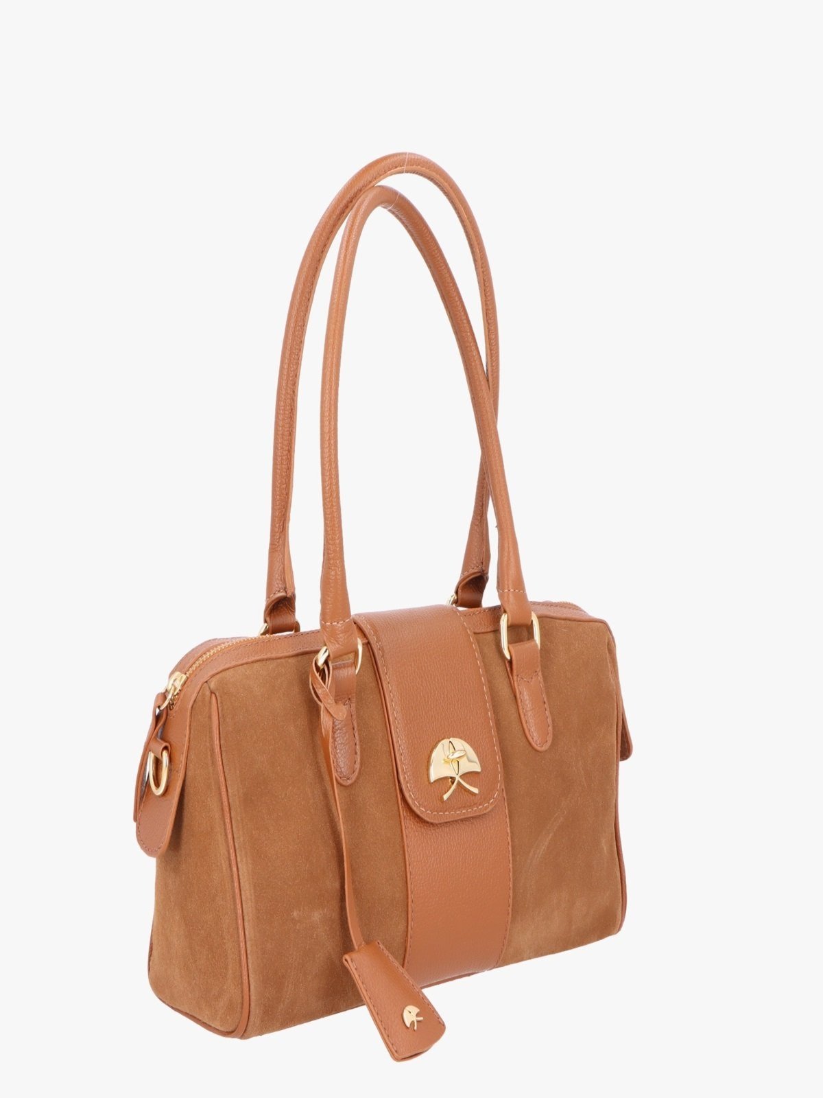 Bolsa luiza Barccelo Camurção Caramelo