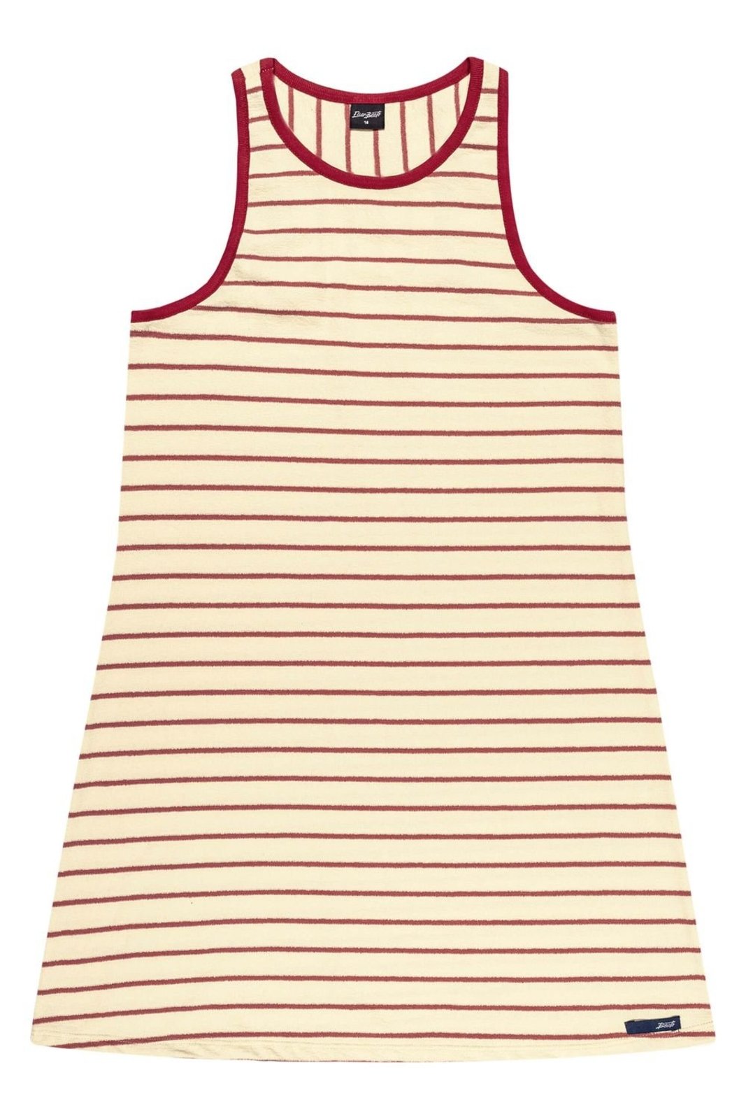 Infantil - Vestido Juvenil Menina Listrado Beats Amarelo