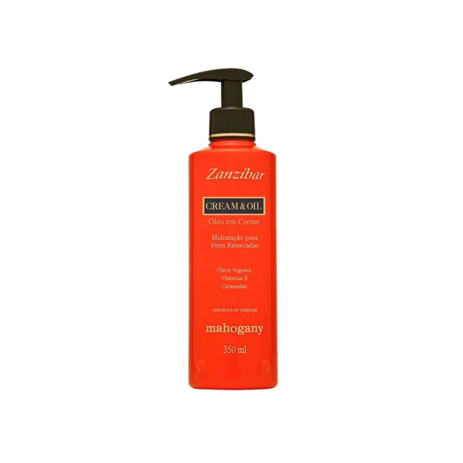 Mahogany Zanzibar Óleo Em Creme Corporal – 350 Ml
