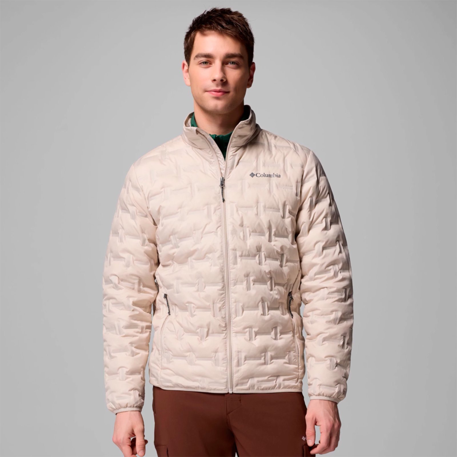Jaqueta Columbia Delta Ridge II Down Off White Masculino