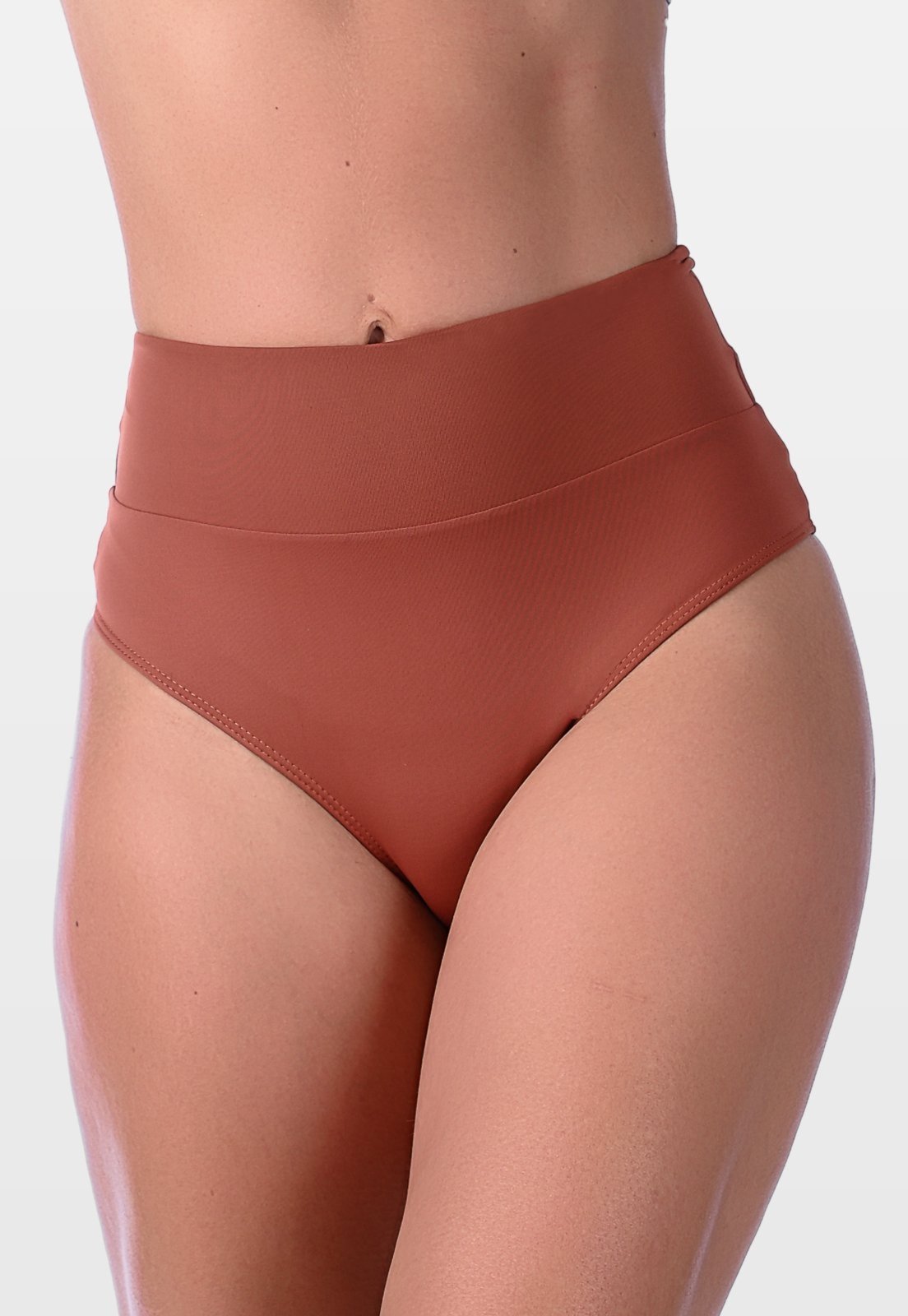 Vista 2 Calcinha Hot Pants Summer Soul Cós Duplo marrom marrom