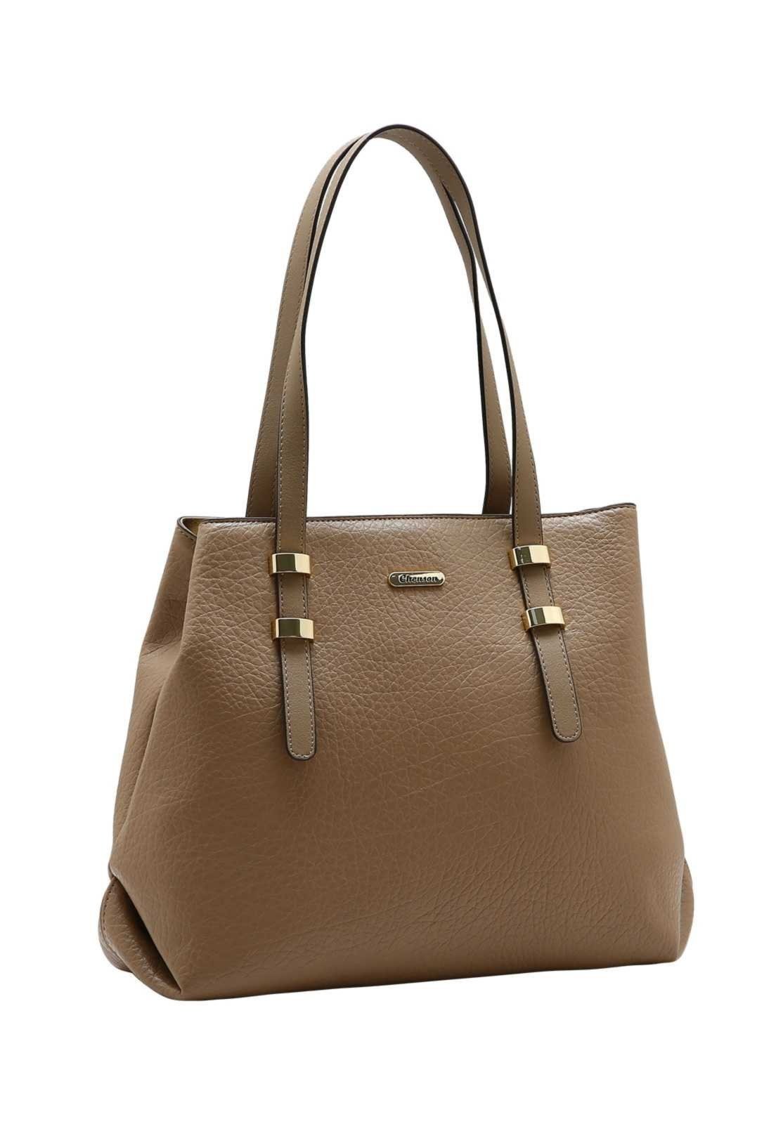 Bolsa Feminina Chenson Ombro Soft Cool 3485917 Natural