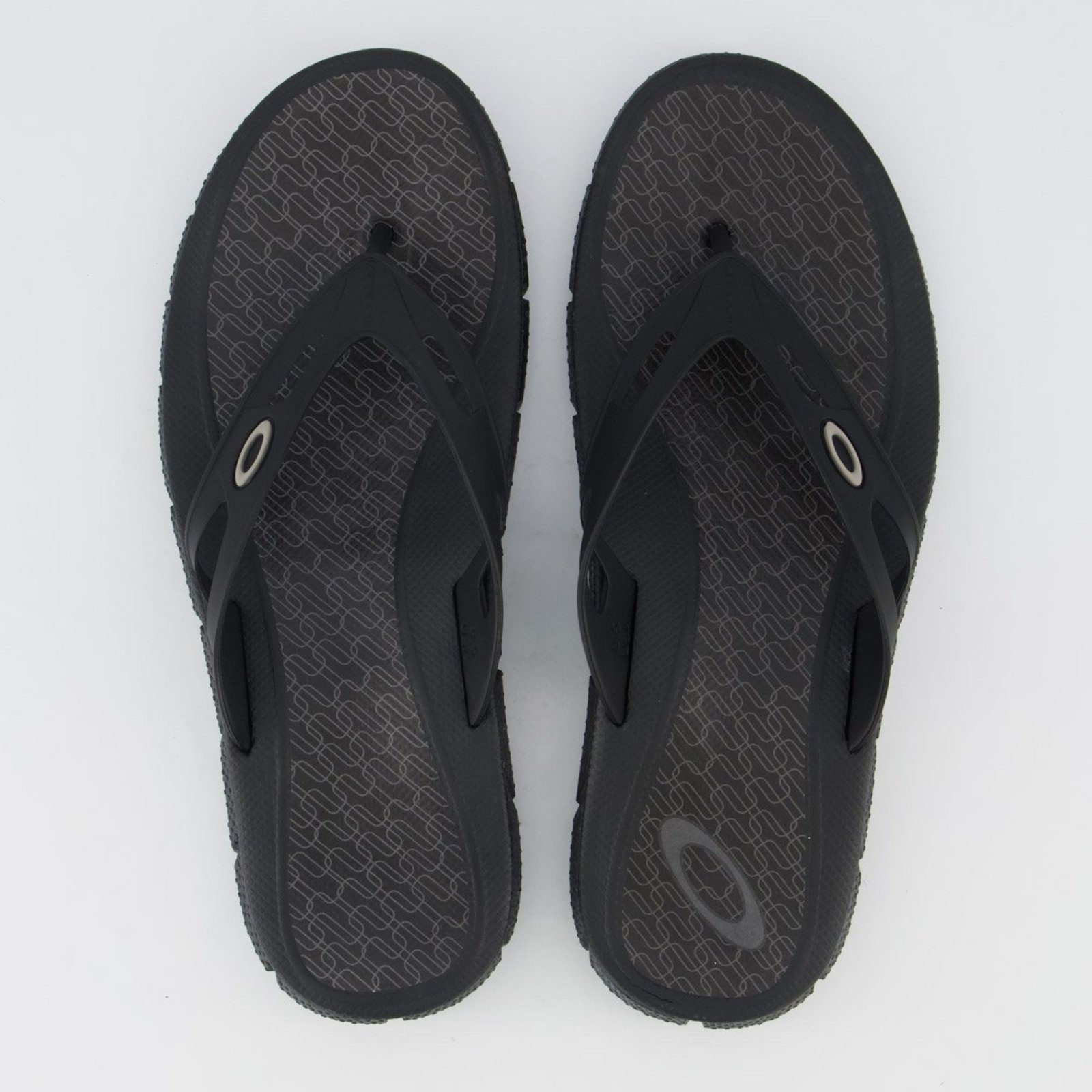 Chinelo Oakley Operative Heritage Preto e Cinza