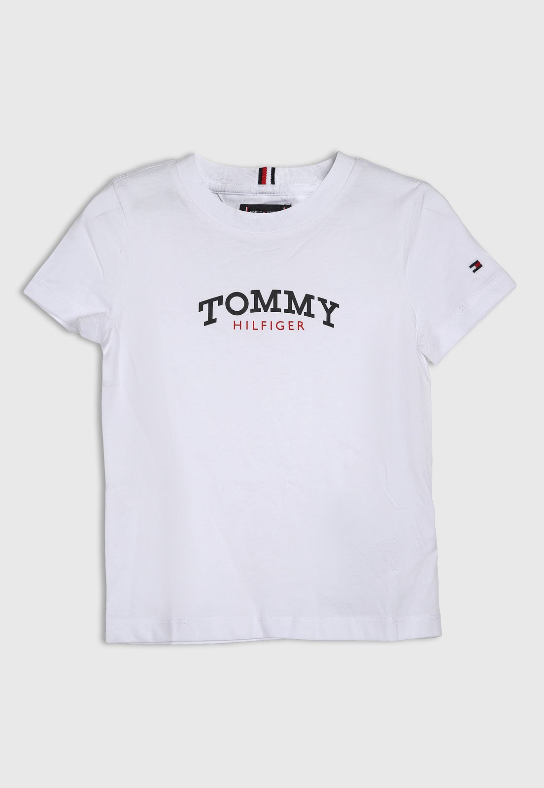 Infantil - Camiseta Tommy Hilfiger Logo Branca