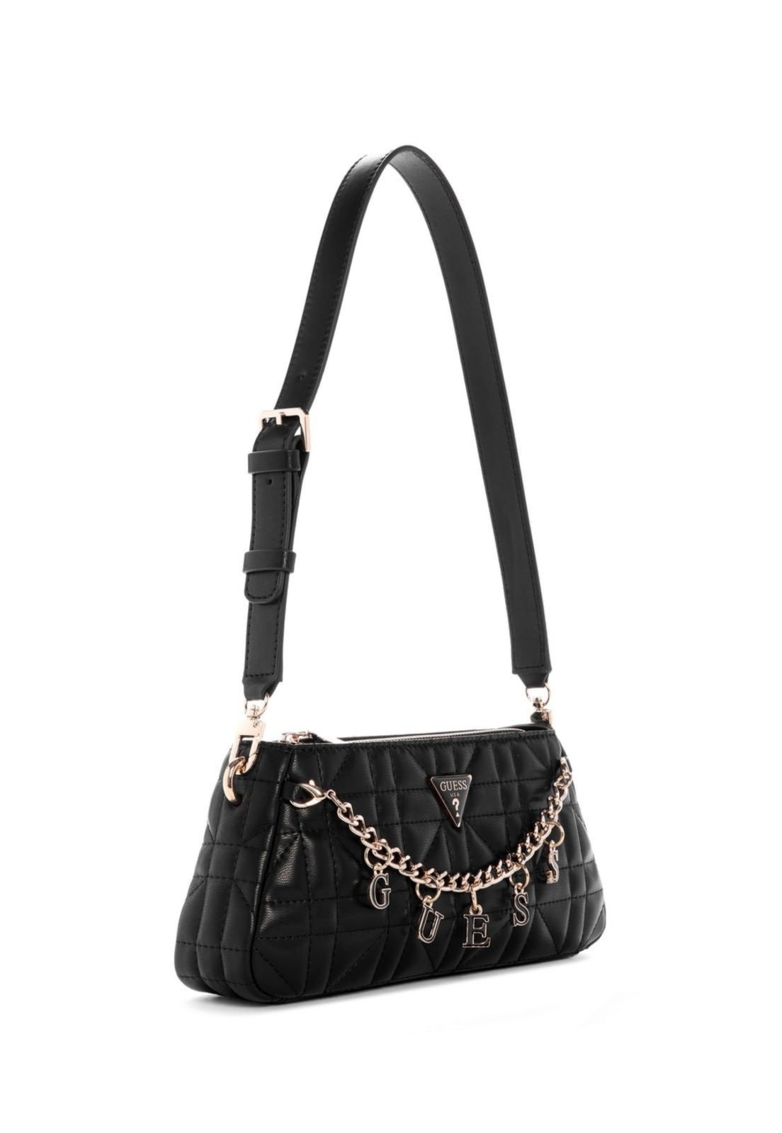 Vista 3 Bolsa Guess Edita Shoulder Bag preto Guess preto