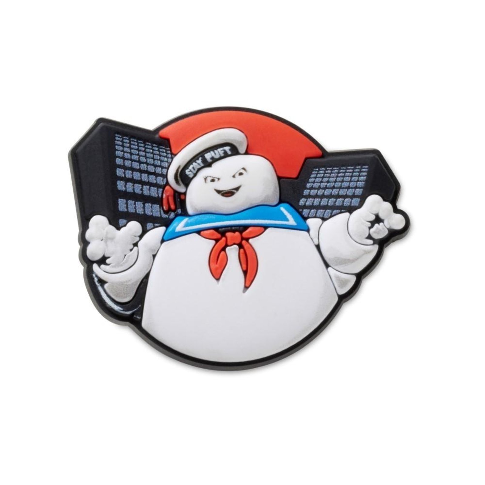 Vista 2 Infantil - Jibbitz™ Ghostbusters Stay Puft Crocs branco