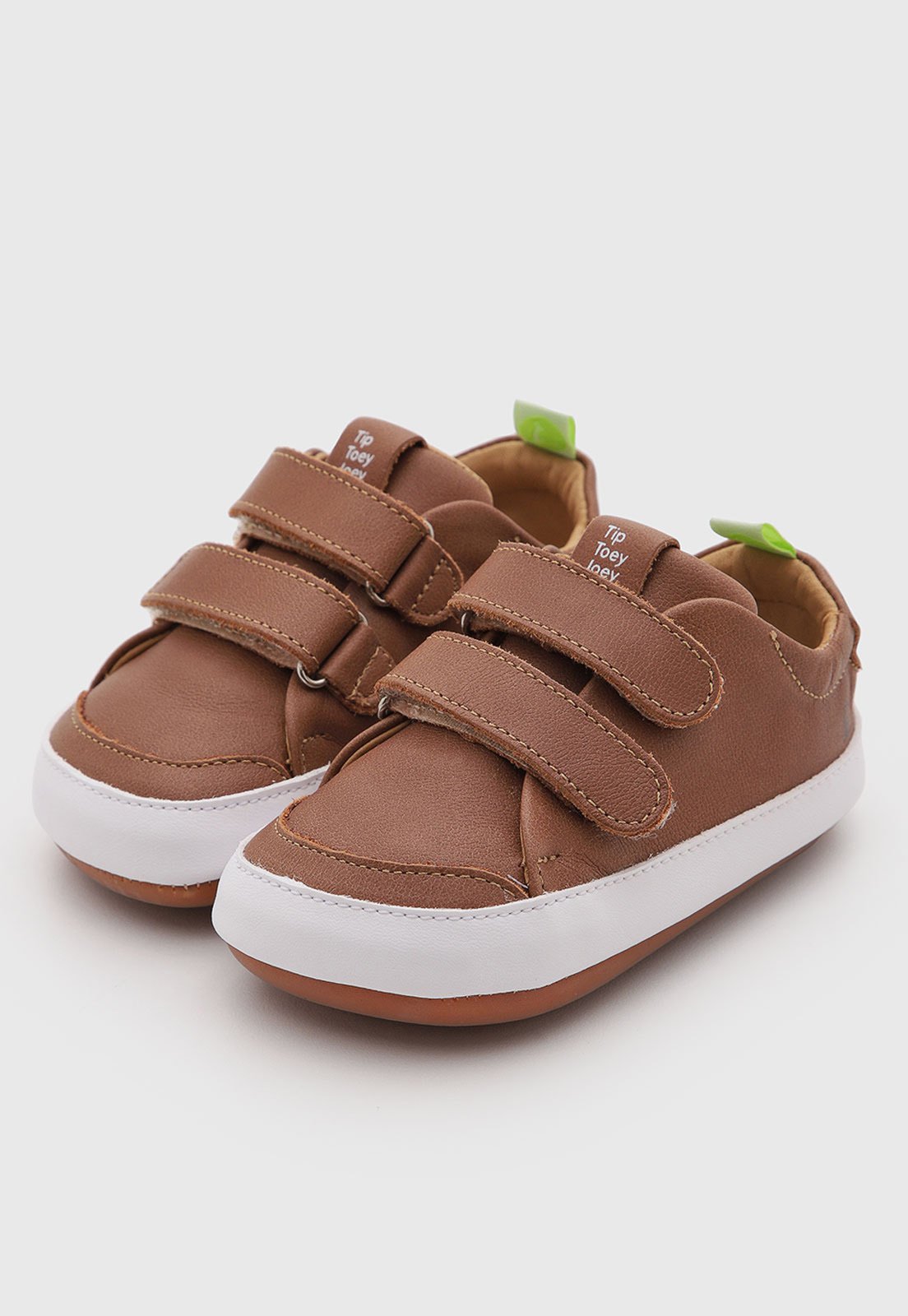 Infantil - Tênis Tip Toey Joey Couro Marrom