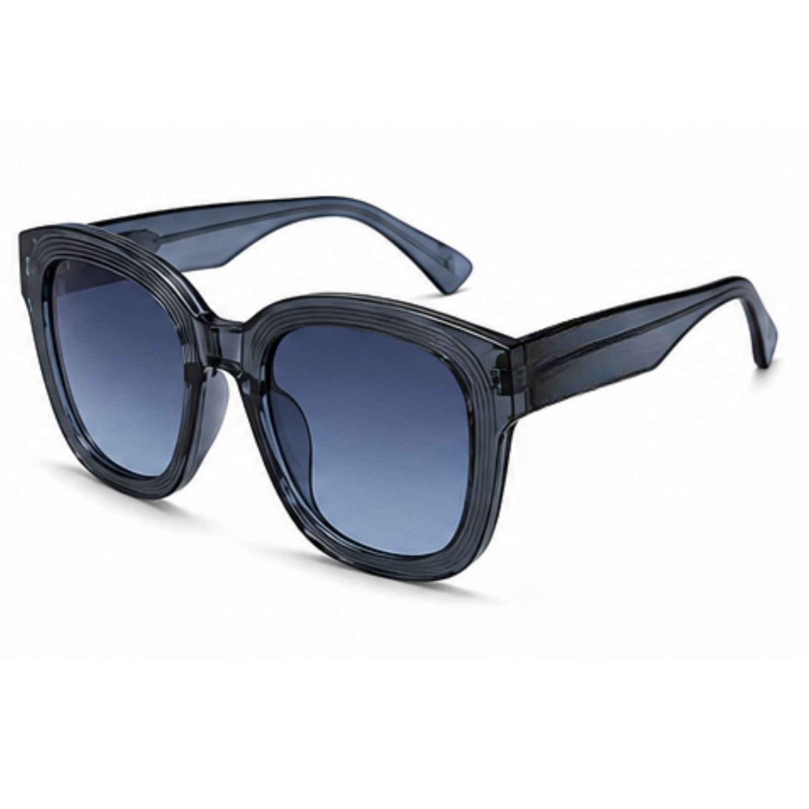 Óculos de Sol Oversize Fashion Moderno Proteção UV400 Azul