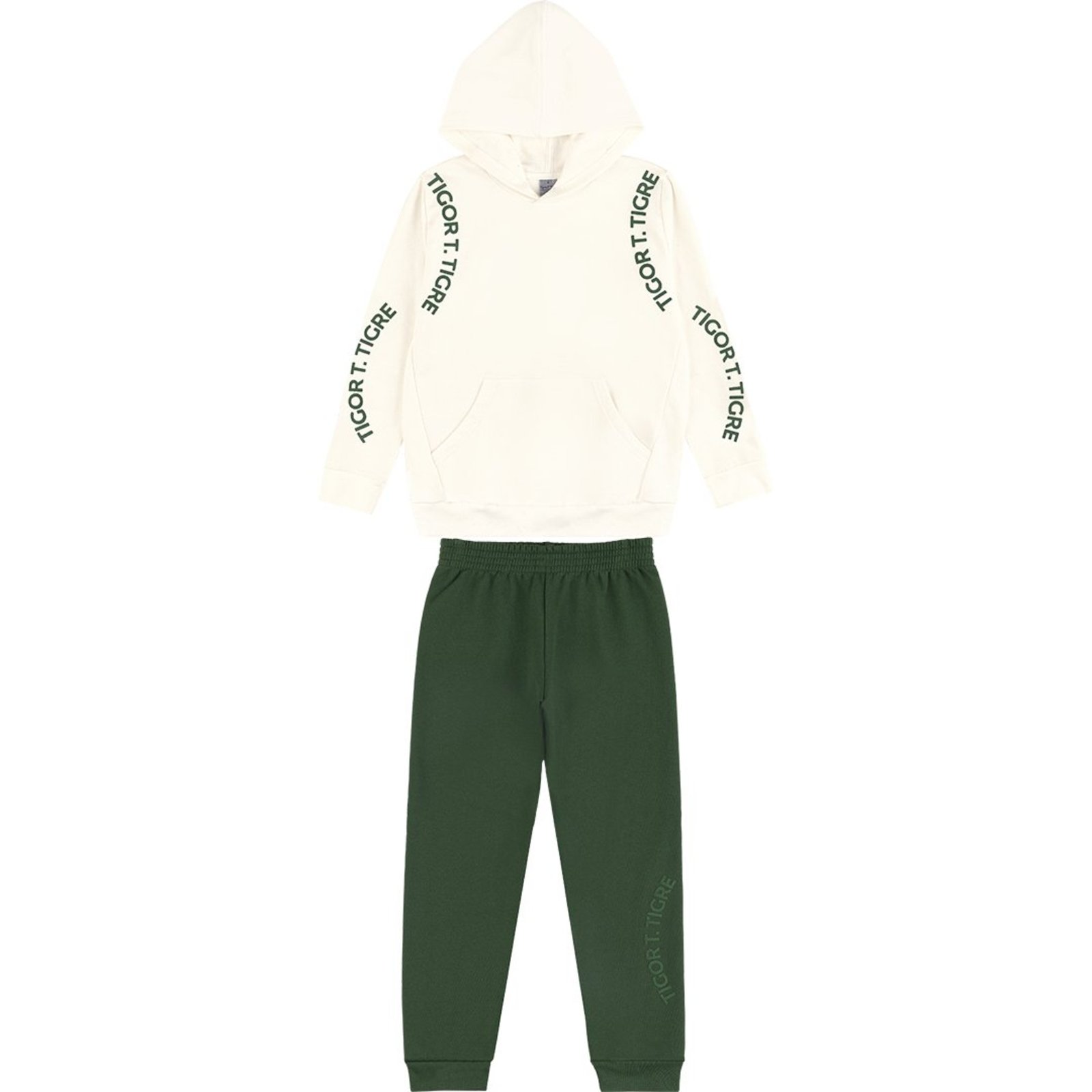 Infantil - Conjunto Longo Moletom Tigor T. Tigre