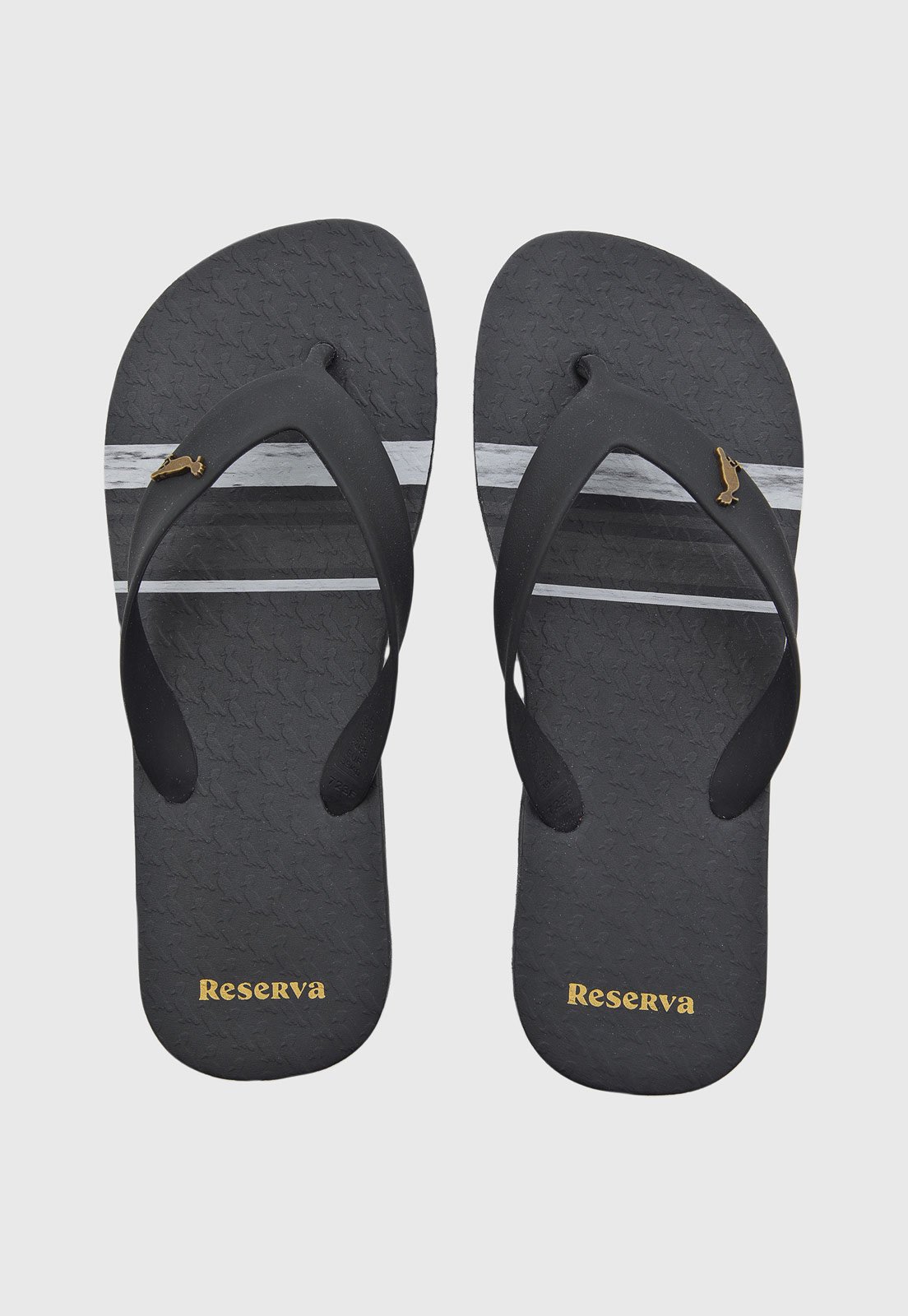 Chinelo Reserva Tiras Preto