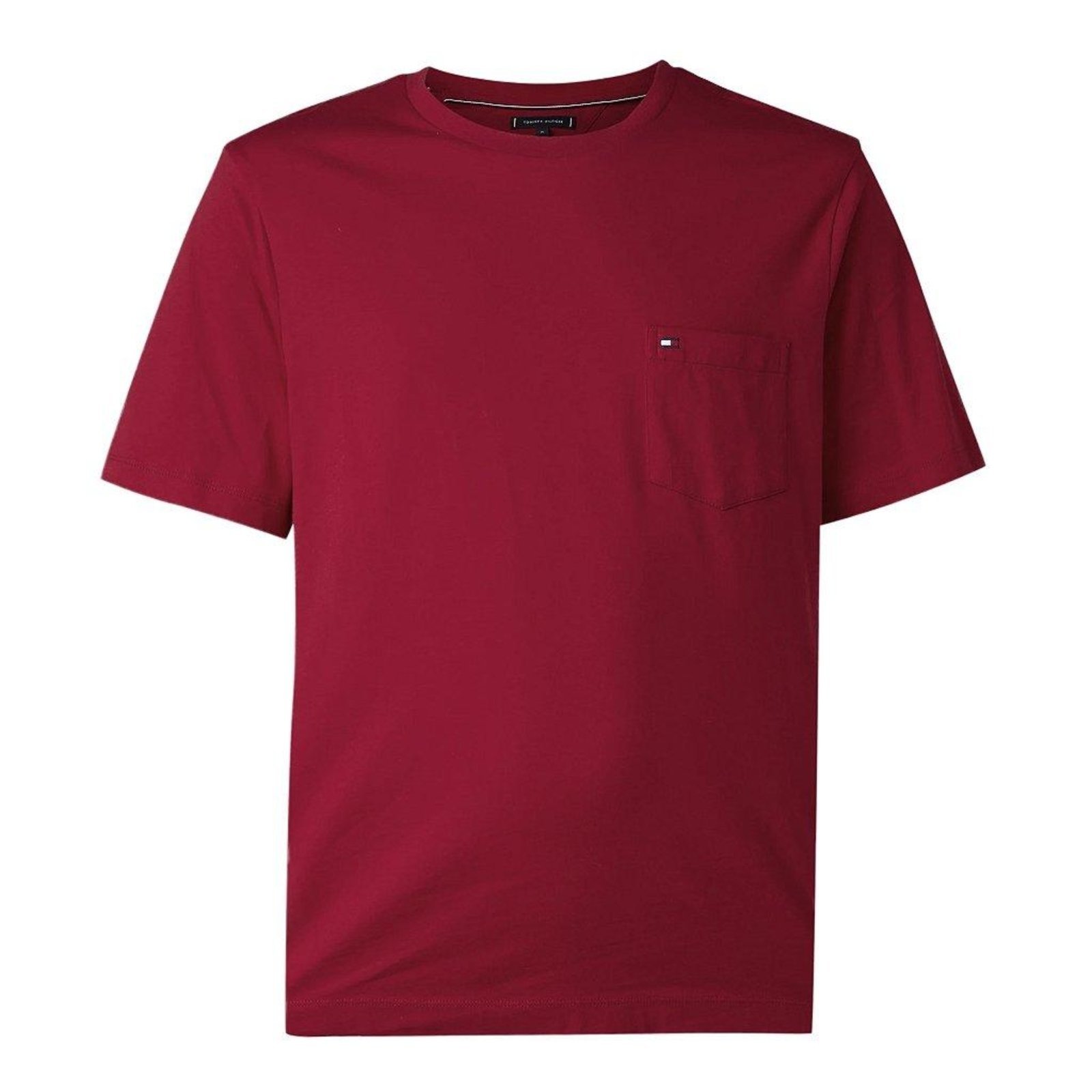 Vista 2 Camiseta Tommy Hilfiger Essential Pocket Tee vermelho Tommy Hilfiger vermelho
