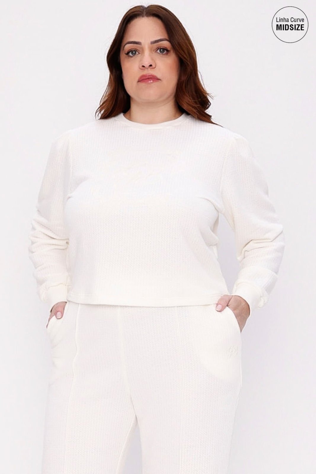 BLUSAO CASTRO MAIS GATA OFF WHITE Gatabakana