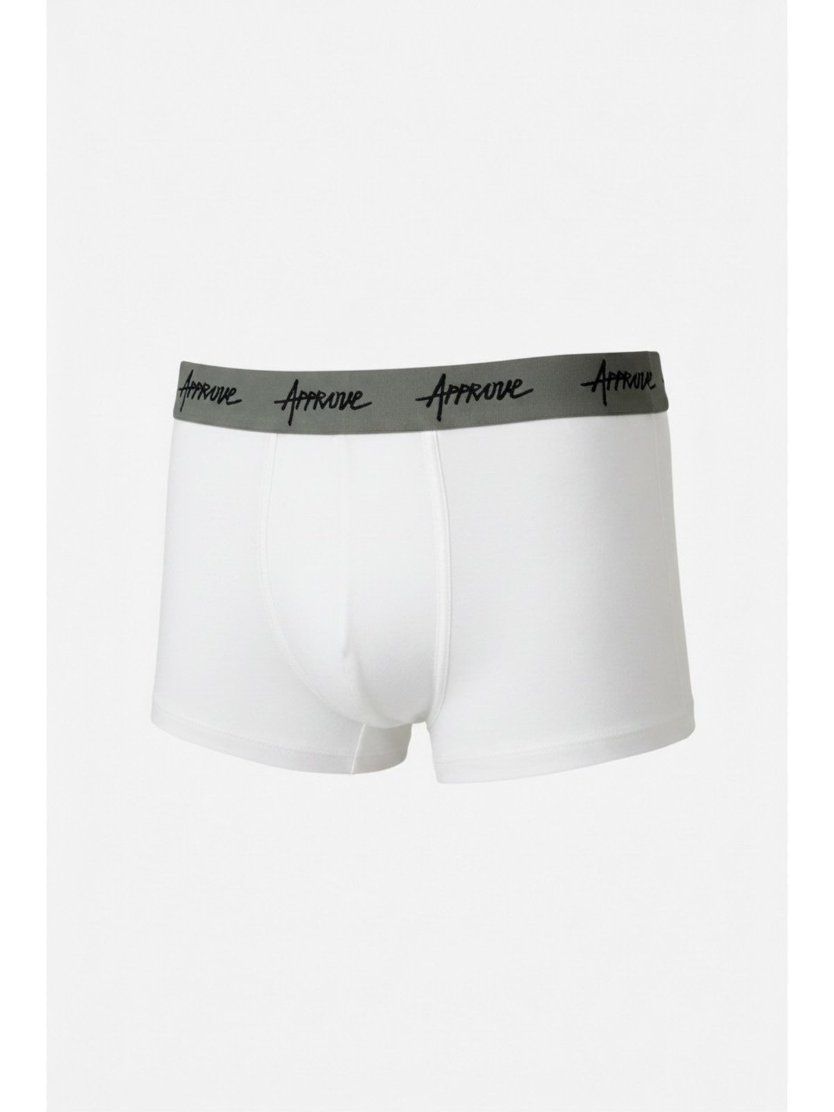 CUECA APPROVE UNDERWEAR - BRANCO E CINZA
