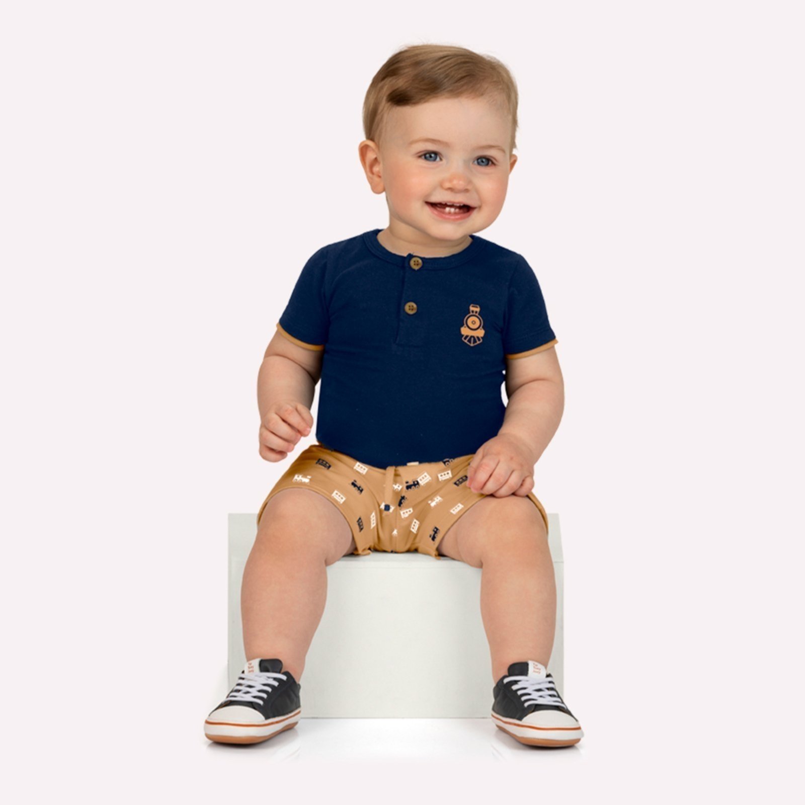 Infantil - Conjunto Menino Bordado Milon
