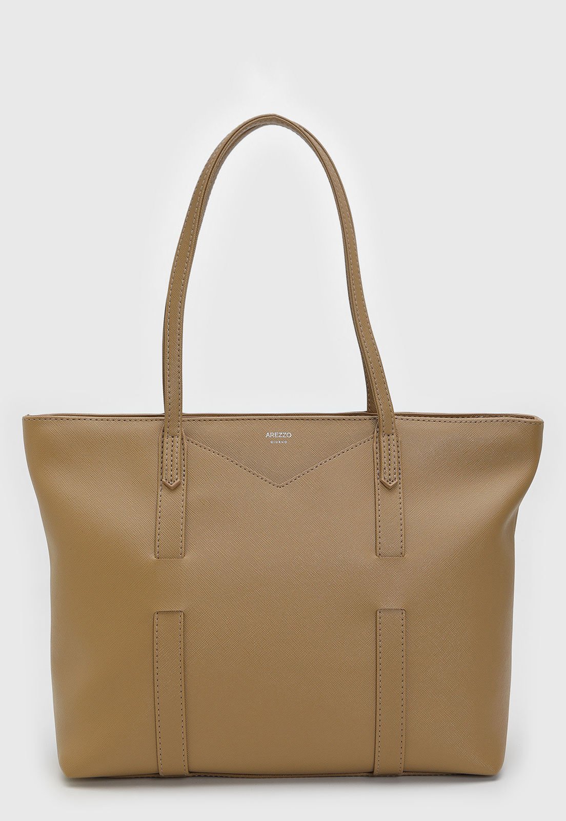 Bolsa Grande Feminina Arezzo Misty Bege