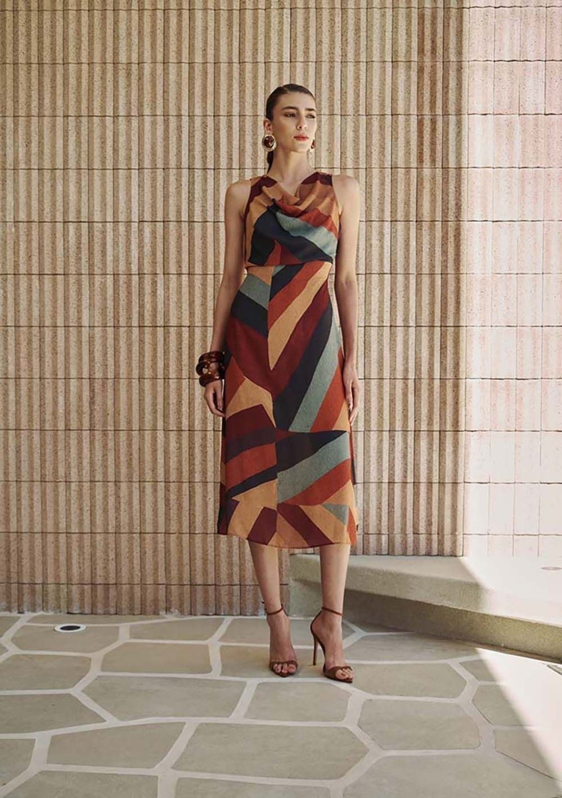 Vestido Midi Velatura - Amarelo