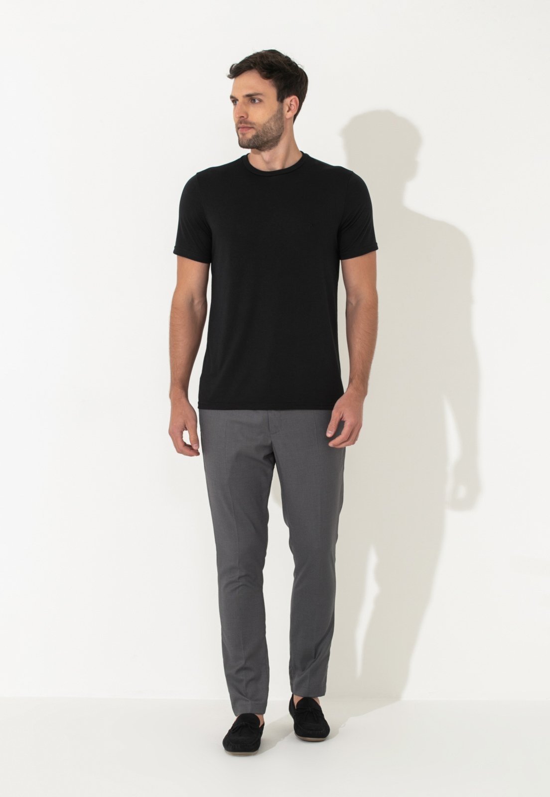 Calça Alfaiataria Traymon Skinny Grafite