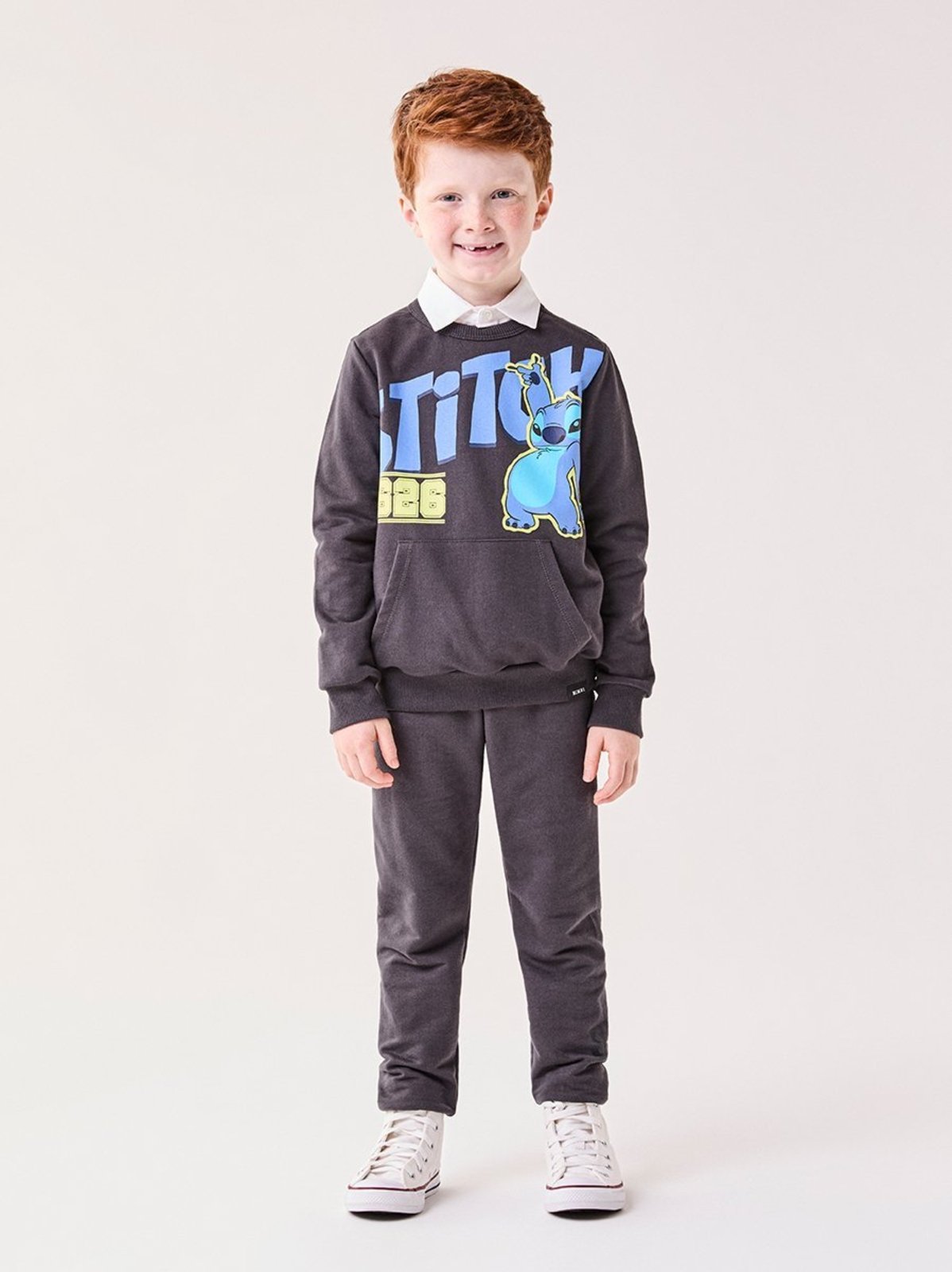 Infantil - Conjunto Menino Bimbi de Moletom do Stitch Disney