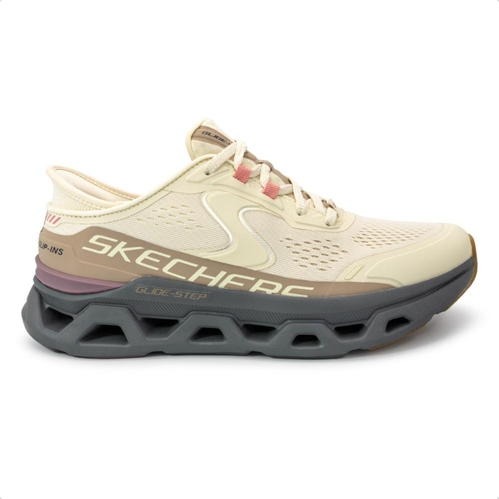Tênis Skechers Feminino Glide-Step – Altus Bege