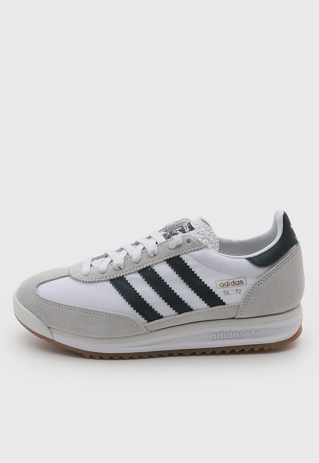 Tênis Masculino adidas Originals SL 72 RS Branco e Cinza e Preto