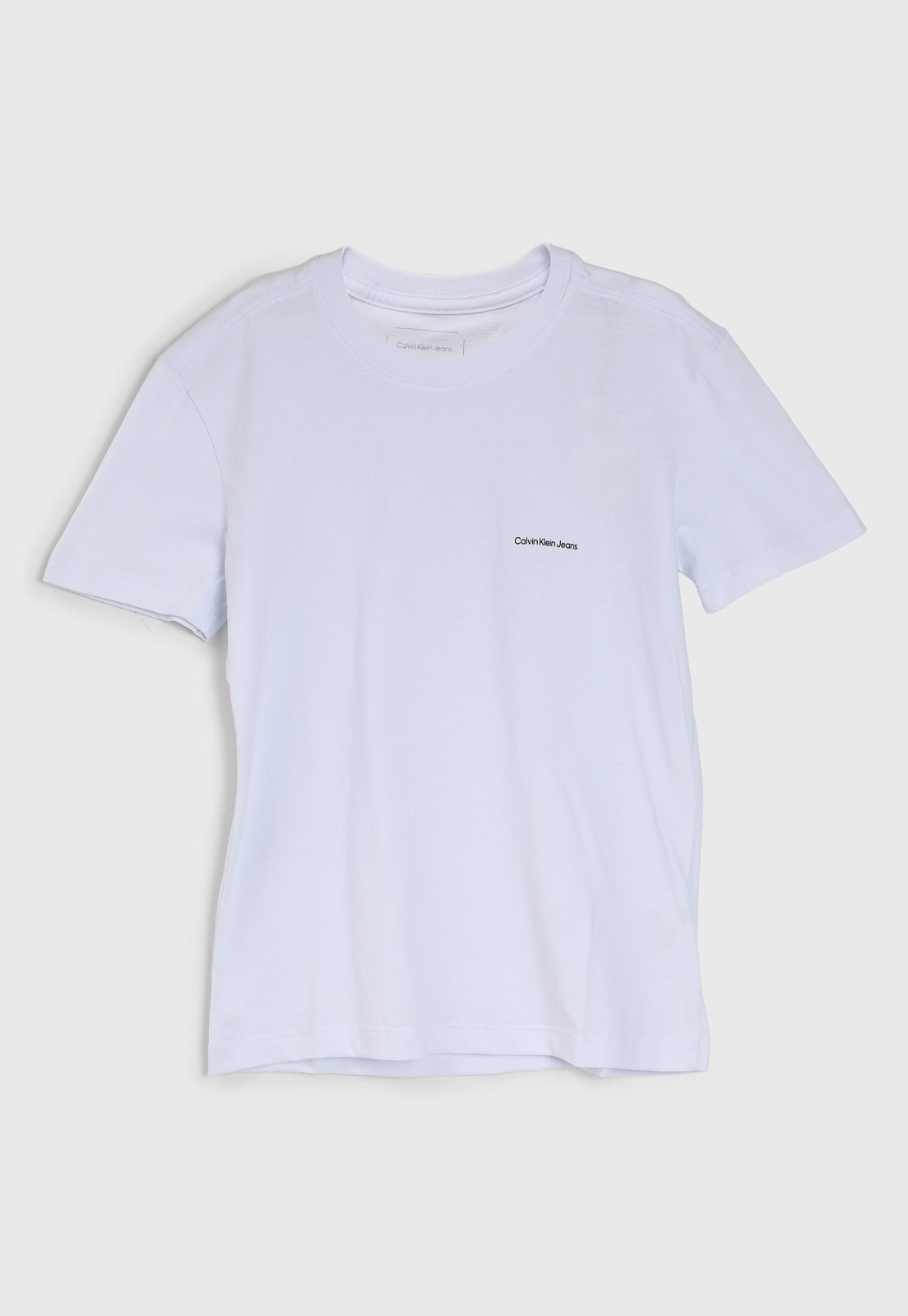 Infantil - Camiseta Calvin Klein Logo Branca