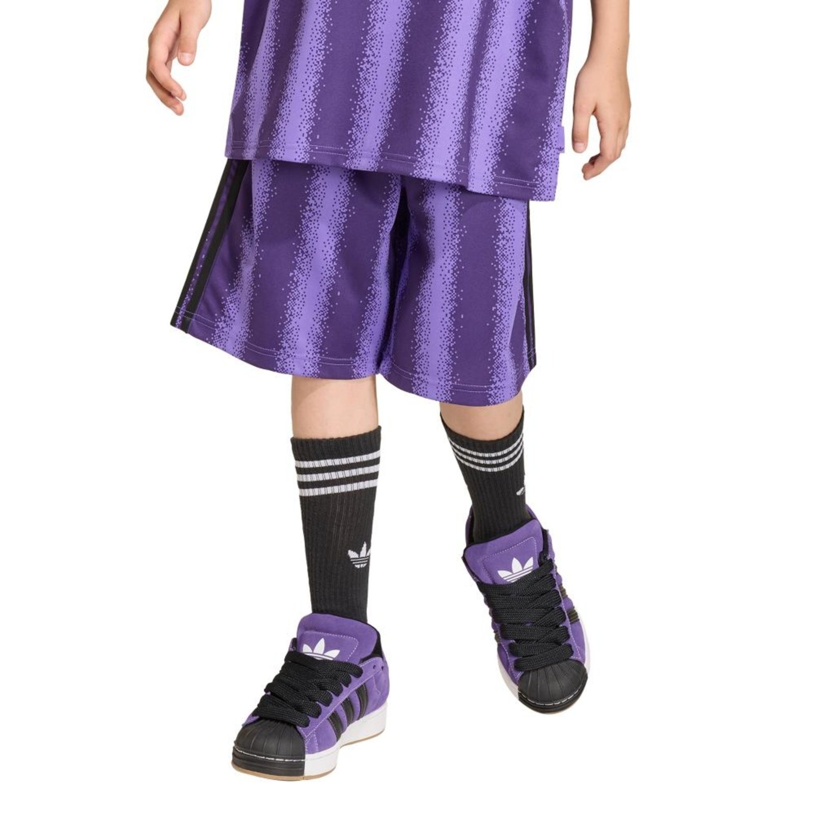Infantil - Shorts Oversized Altura Joelho Adidas Minecraft Adidas Originals Roxo — R$ 299,99 em Dafiti br