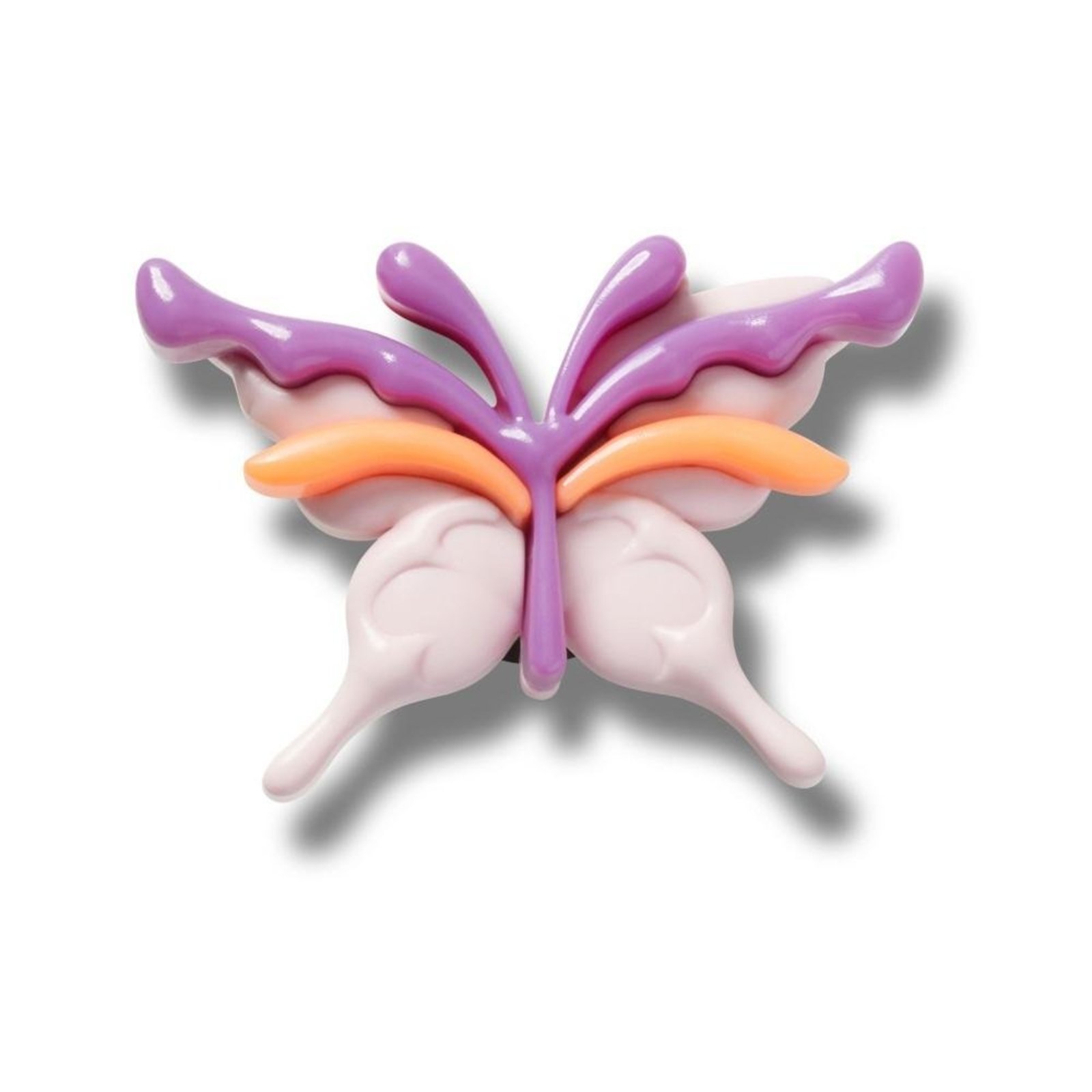 Infantil - Jibbitz™ Borboleta Colorida Único Branco