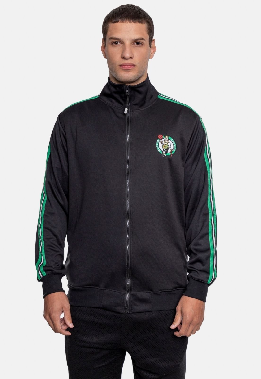 Moletom NBA Canguru Aberto Preta