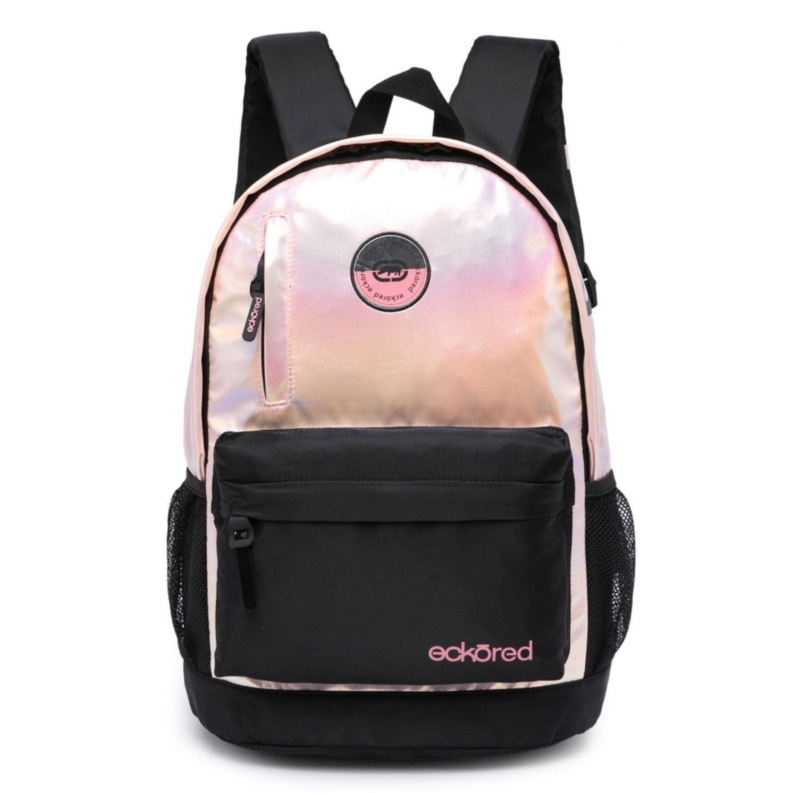 Mochila Ecko Feminina Espaçosa Rosa Preto