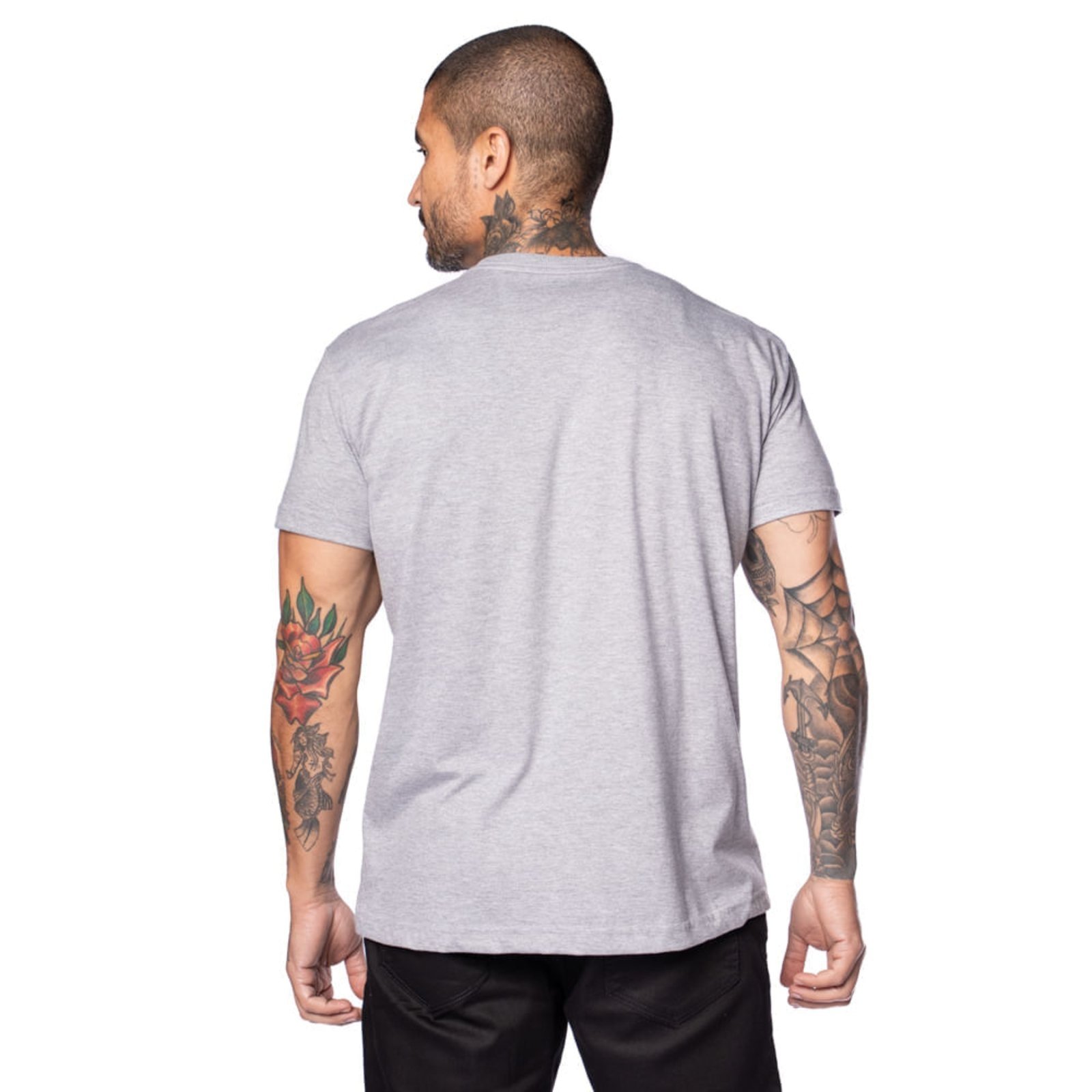 Vista 3 Camiseta Masculina Over Surf Estampa Nasa cinza Over Surf cinza