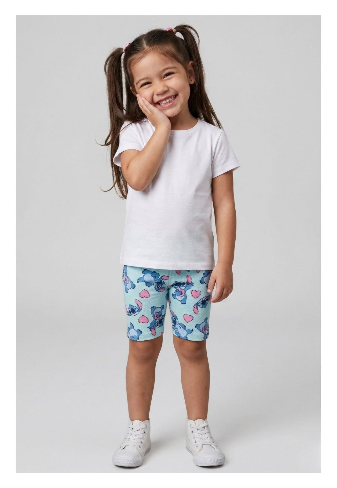 Infantil - Ciclista Disney Feminina Stitch