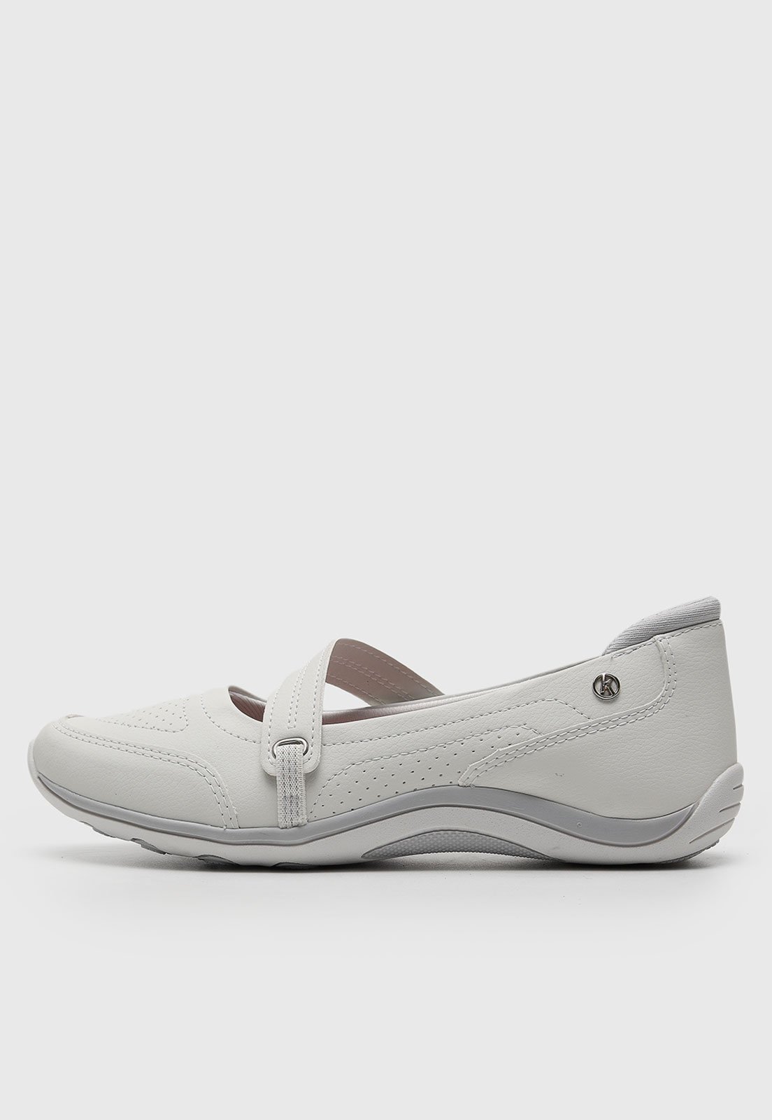 Vista 2 Tênis Slip On Kolosh Recorte branco Kolosh branco