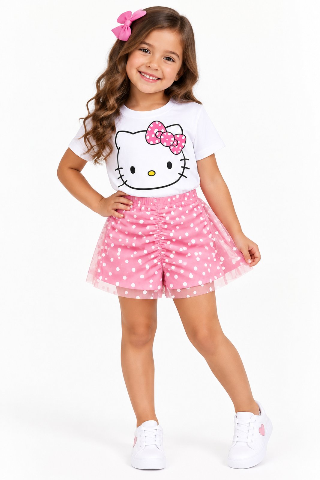 Infantil - Conjunto D Bell Outlet Fashion Hello Kitty Rosa