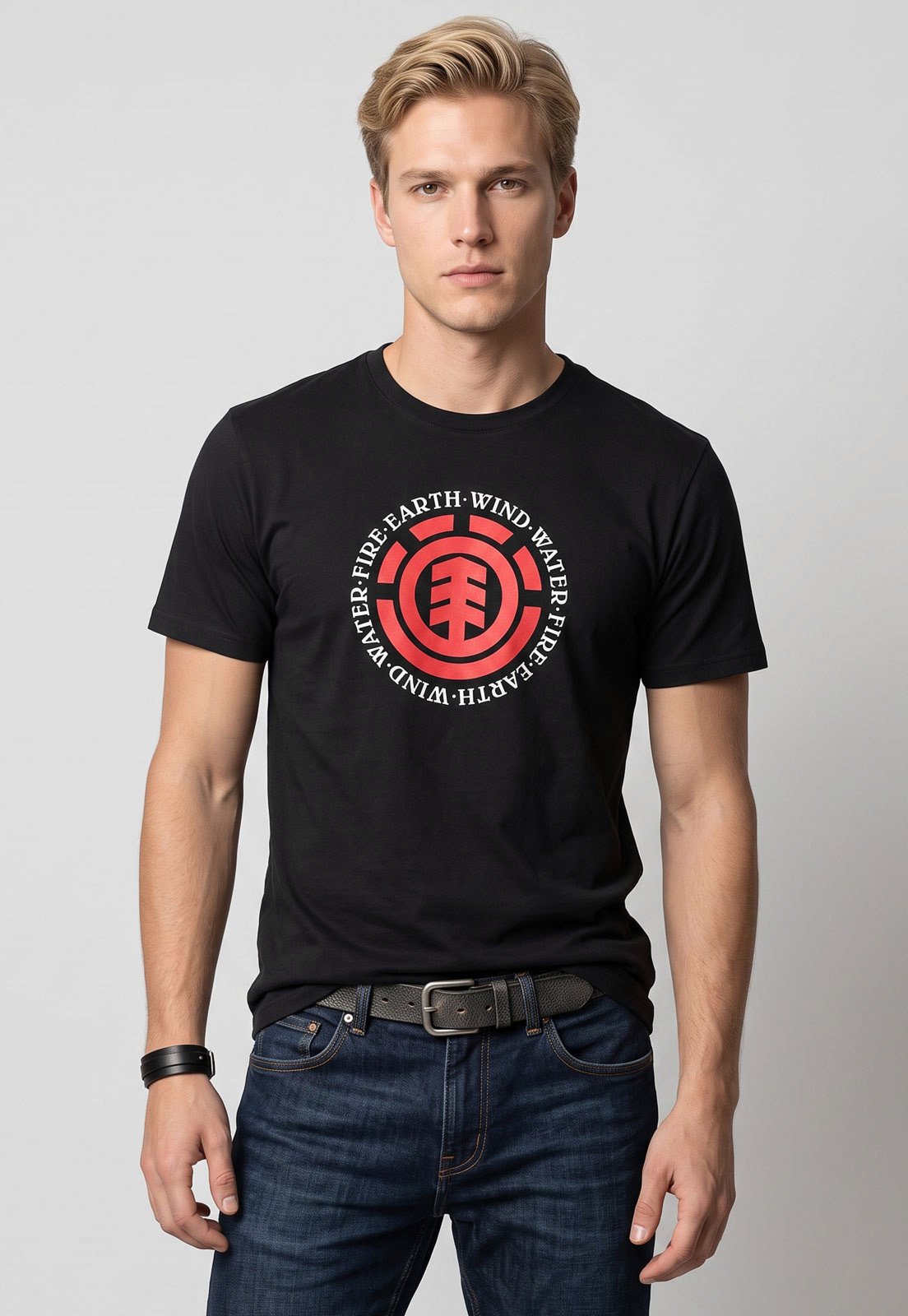 Camiseta Masculina Element Seal Preta