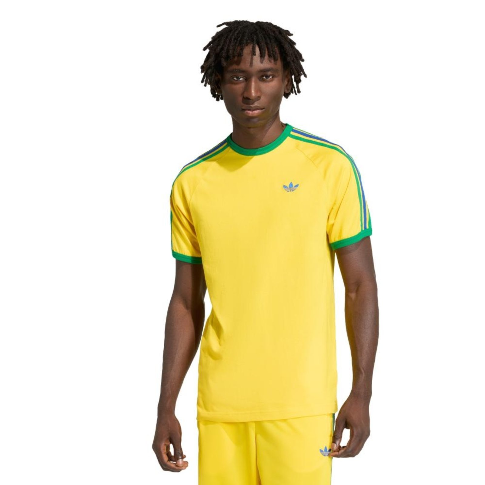 CAMISETA TRÊS LISTRAS adidas Originals Amarelo