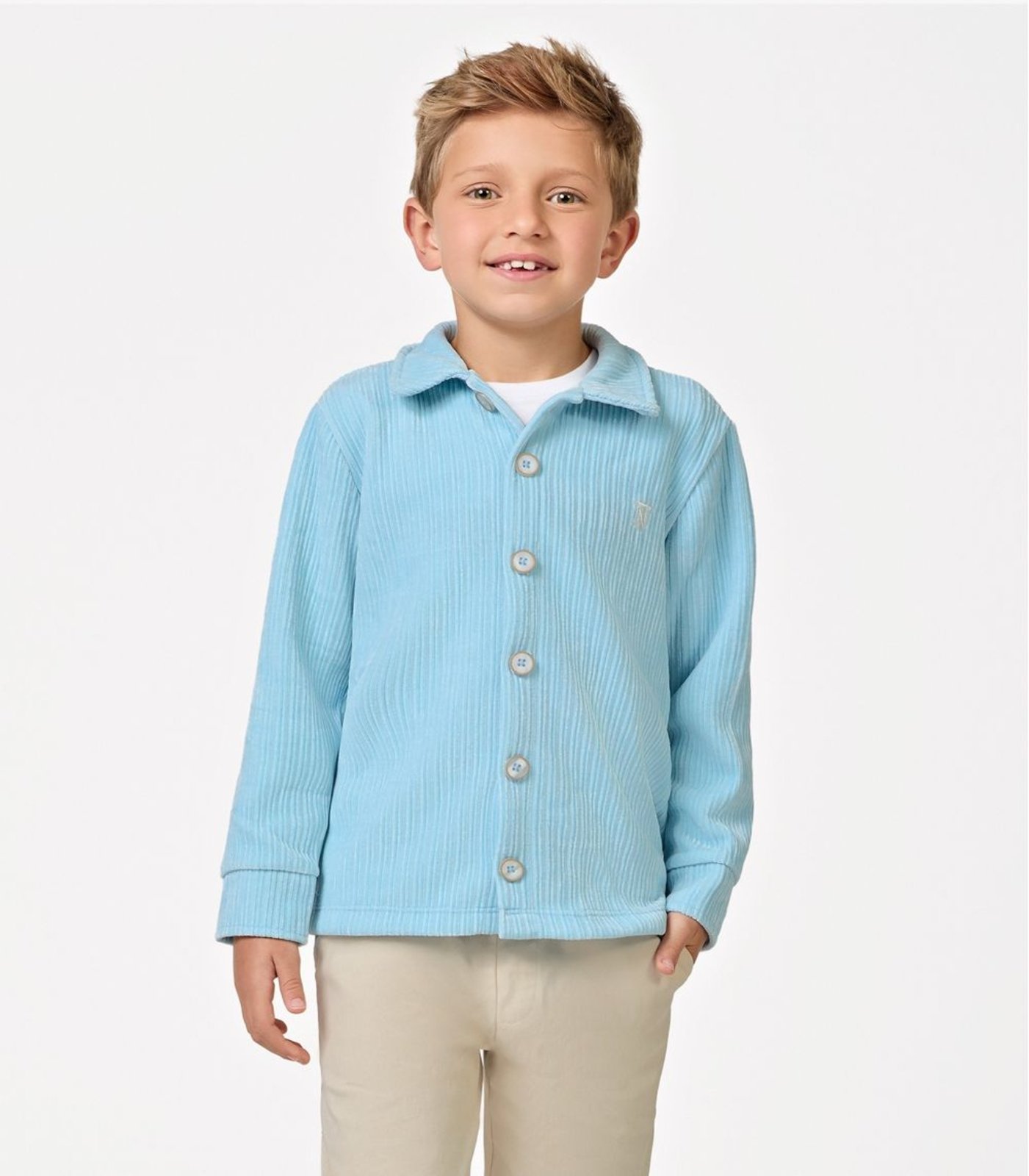 Infantil – Camisa Manga Longa Trick Nick Azul