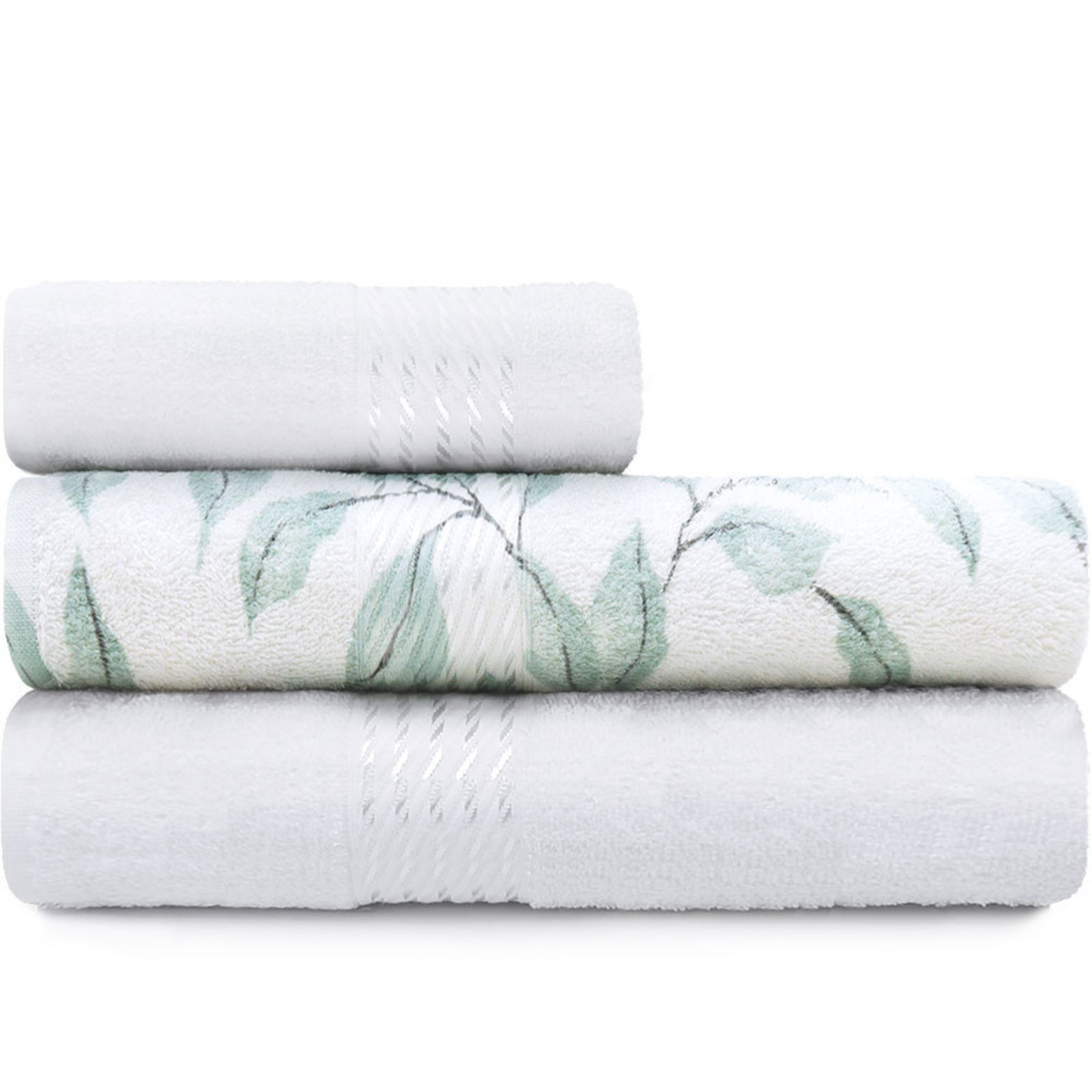 Kit Toalha 3 Peças Banho + Rosto 100 Algodão Felpudo Prisma Dohler Emcompre