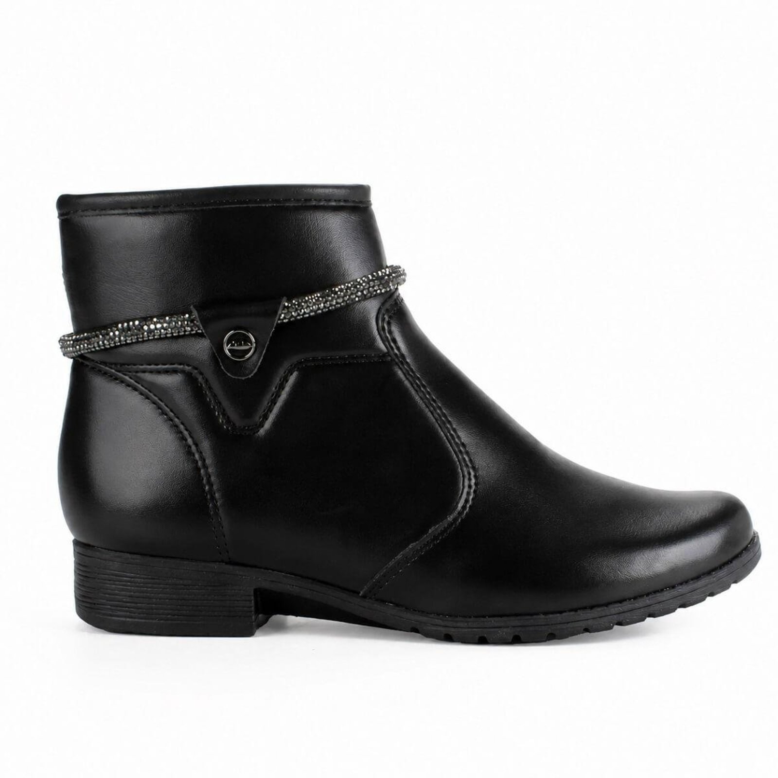 Bota Cano Curto Feminina Dakota D2182 Preta