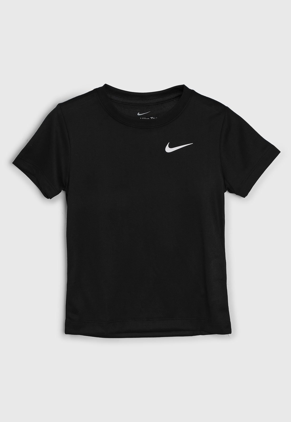 Infantil - Camiseta Manga Curta Nike Dri-FIT Preta