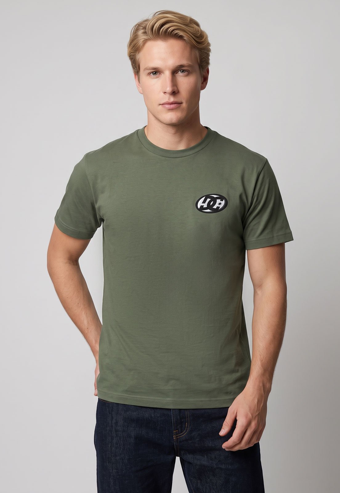 Camiseta Masculina DC Shoes Fast Bubble Colors Verde