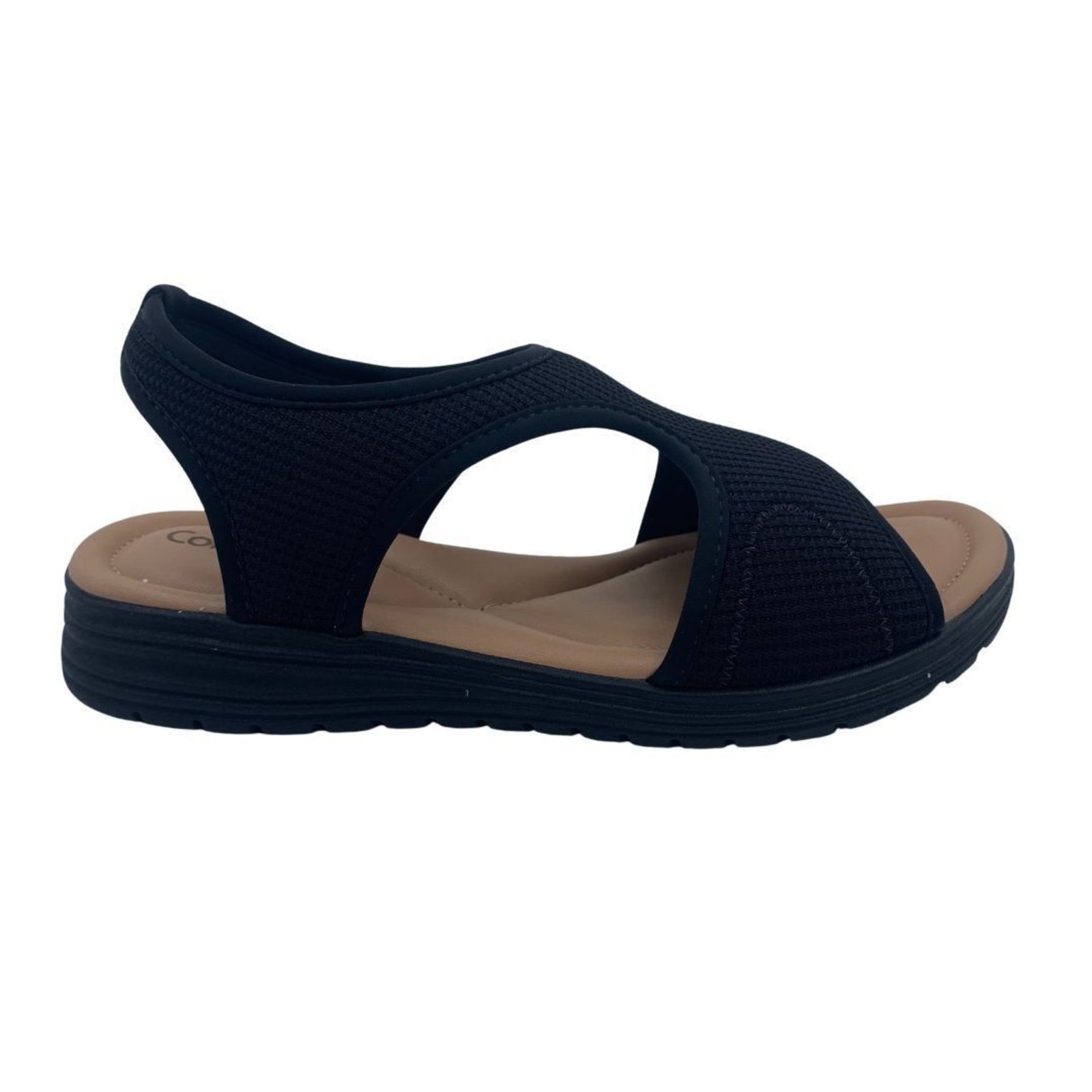 Sandália Papete Joanete Comfortflex Preta 2551302 – Preto – comfortflex