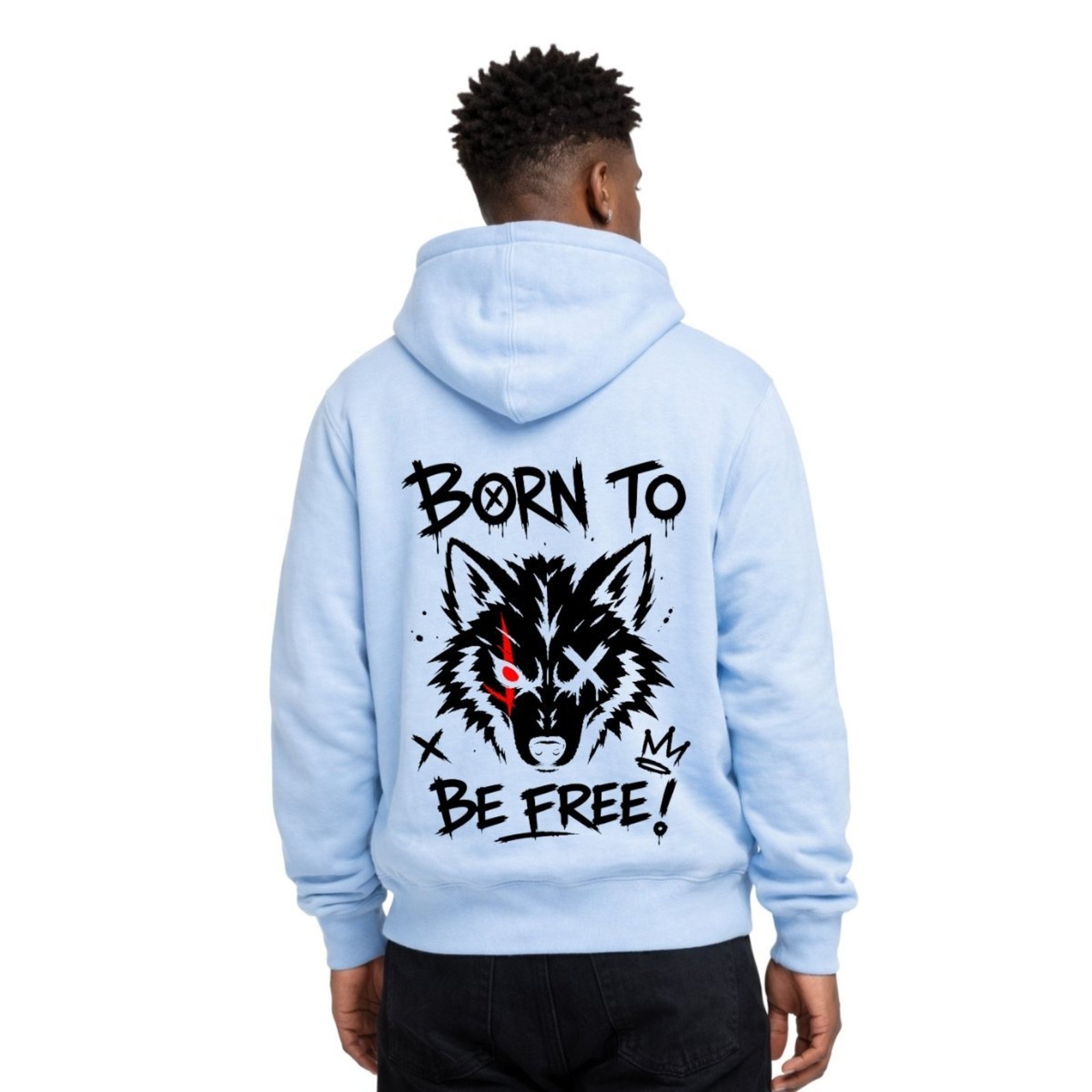 Blusa Moletom Canguru Casaco Masculino Dark Urban Manga 10 Azul