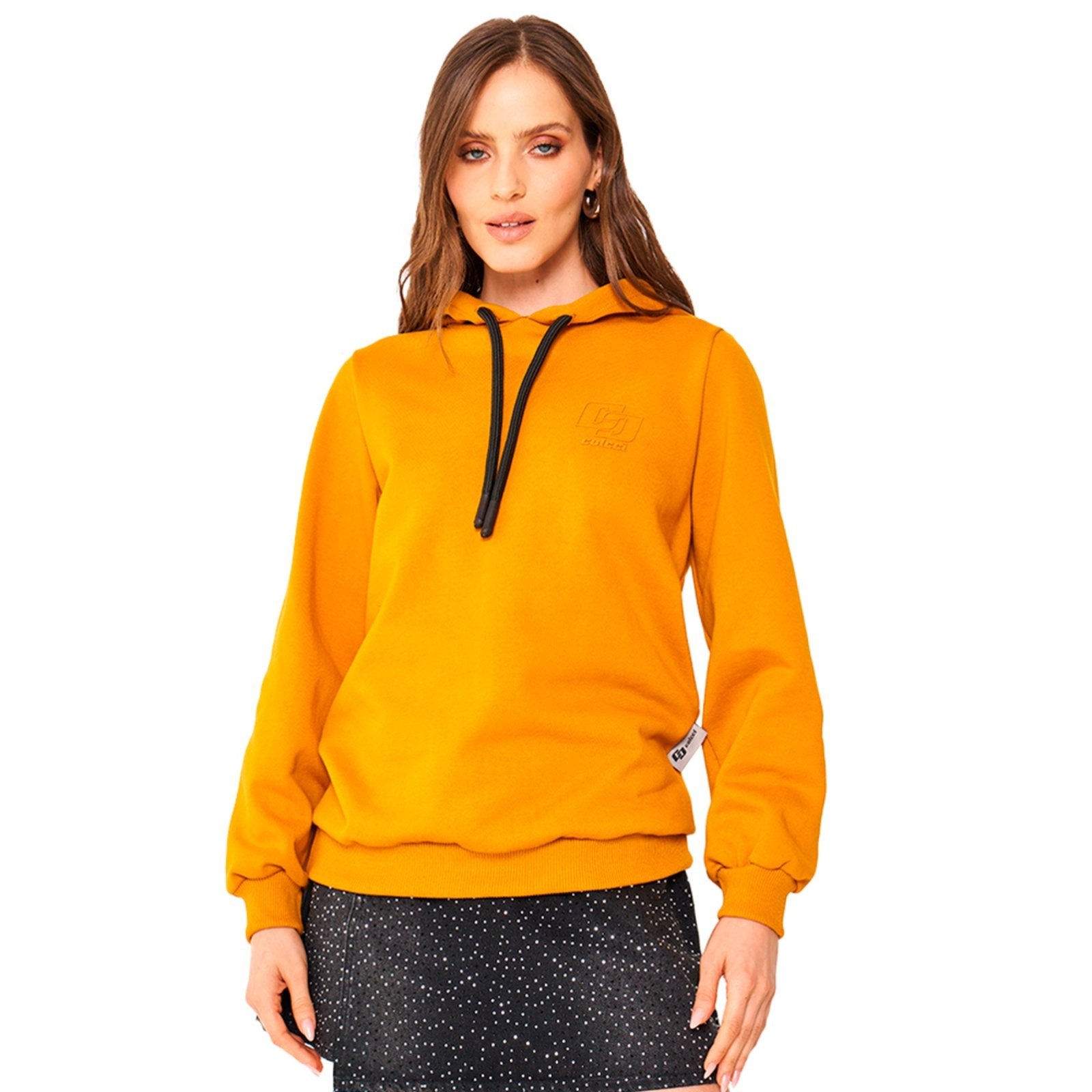 Moletom Colcci Comfort Shape Ou24 Amarelo Swift Feminino