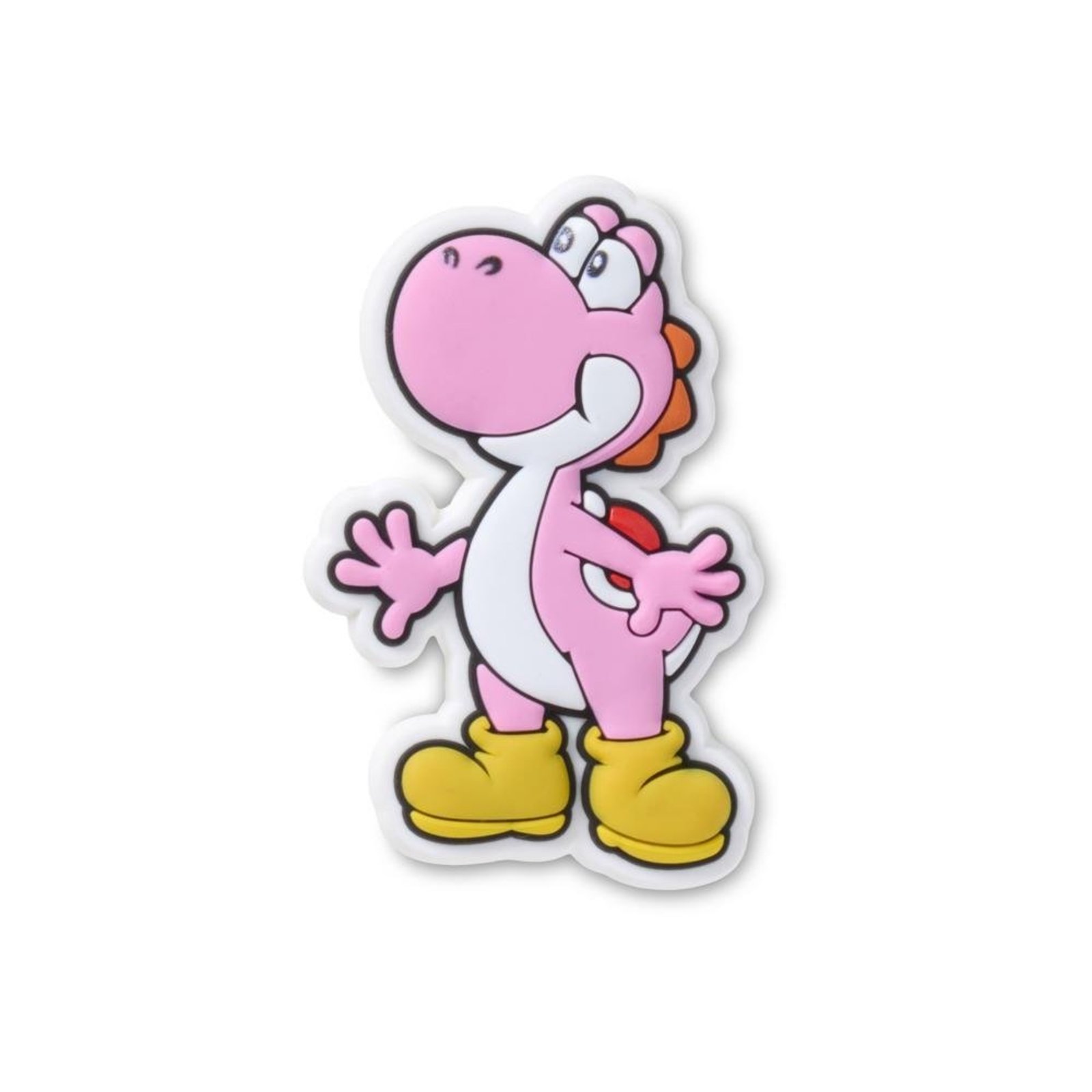 Infantil - Jibbitz™ Yoshi Rosa Único Branco
